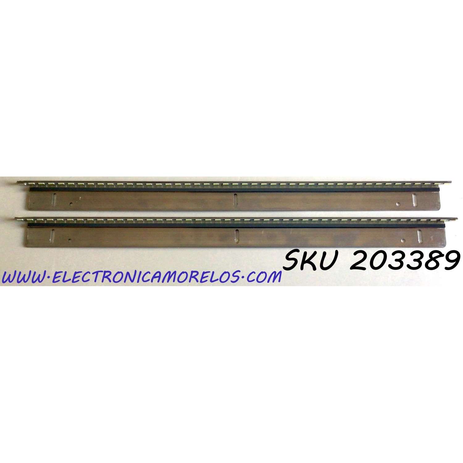 KIT DE LED'S PARA TV WESTINGHOUSE (2 PIEZAS) / NUMERO DE PARTE GI07030 / PCB FOR AI046" (LEFT) REV:B 11S4P / PCB FOR AI046" (RIGHT) REV:B 11S4P  / LED:GI07030 / AI046 11S4P GI07030 / MODELO UW46T7HW