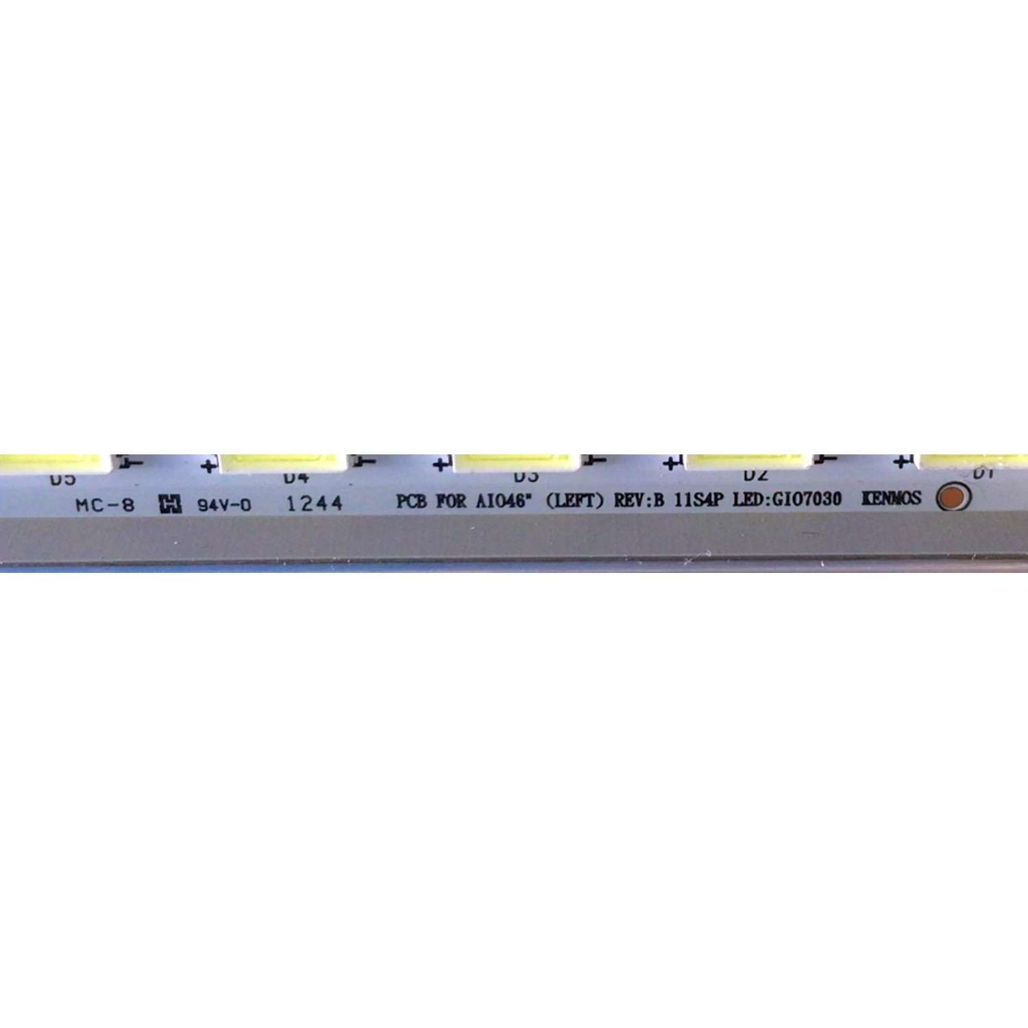 KIT DE LED'S PARA TV WESTINGHOUSE (2 PIEZAS) / NUMERO DE PARTE GI07030 / PCB FOR AI046" (LEFT) REV:B 11S4P / PCB FOR AI046" (RIGHT) REV:B 11S4P  / LED:GI07030 / AI046 11S4P GI07030 / MODELO UW46T7HW - Imagen 3