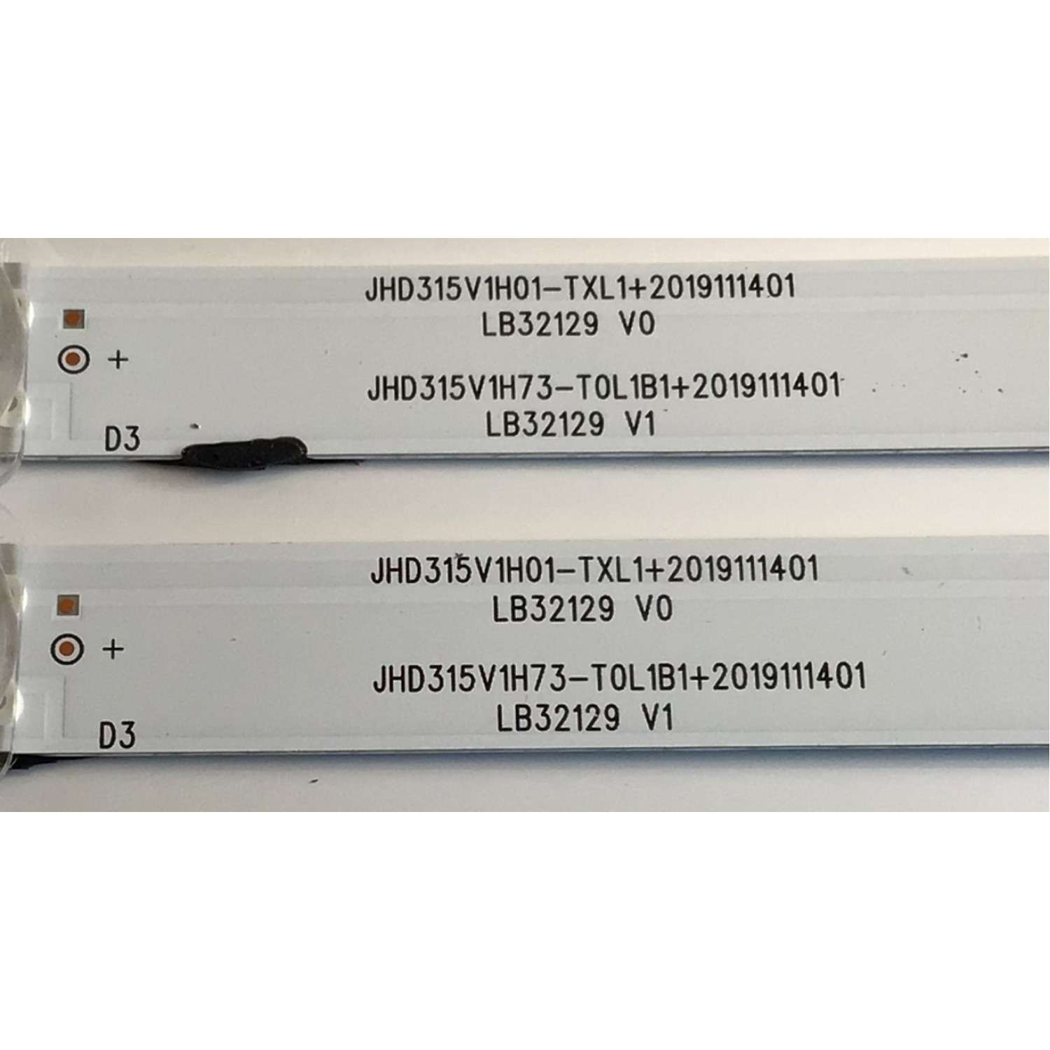 KIT DE LED'S PARA TV HISENSE (2 PIEZAS) / NUMERO DE PARTE LB32129 / LB32129 V0 / LB32129 V1 / JHD315V1H01-TXL1+2019111401 / JHD315V1H73-TXL1B1+2019111401 / PANEL JHD315V1H01-TXL1/S0/GM/ROH / MODELO 32H4030F1 - Imagen 4