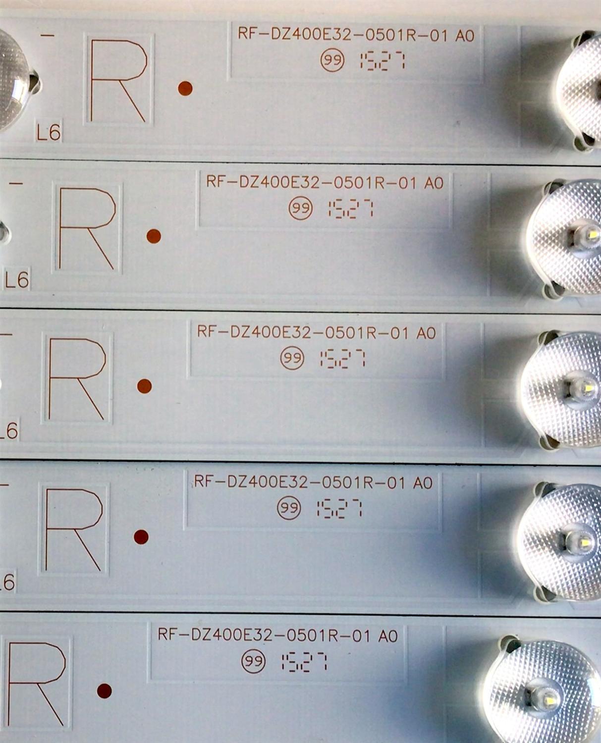 KIT DE LED'S PARA TV VIZIO (10 PIEZAS) NUMERO DE PARTE RF-DZ400E32-0501 / RF-DZ400E32-0501L-01 / RF-DZ400E32-0501R-01 / 056380150091 / MODELOS E40-C2 / E40-C2  LWZQSFCR - Imagen 2