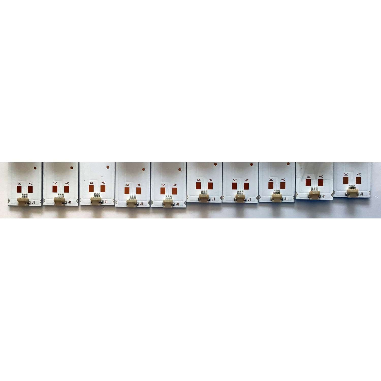 KIT DE LED'S PARA TV VIZIO (10 PIEZAS) / NUMERO PARTE 303HX550001 / HFSX55D07-ZC46AG-02 / HX550M02 / 70401-01054 / PANEL'S HV550QUB-H10 / BOEI550WU1 / MODELOS M556-G4 / M556-G4  LBNFQNAV / LBPFQNBV - Imagen 4