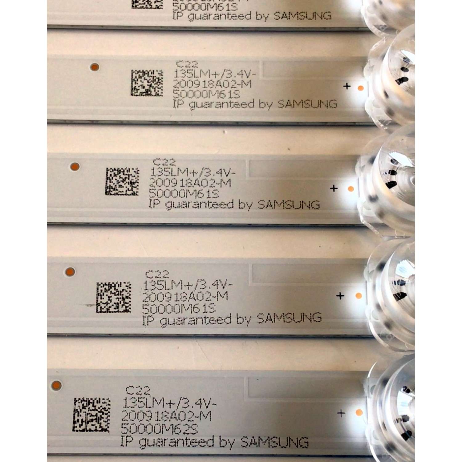 KIT DE LED'S PARA TV ONN ((9 PIEZAS)) / NUMERO DE PARTE 30350004005 / 30350004006 / LED50D04A-ZC26AG-02 / LED50D04B-ZC26AG-02 / 50000M61S / 50000M62S / 5357-A0 / 5358-B0 / PANEL CC500PV3D / MODELO 100012585 - Imagen 2