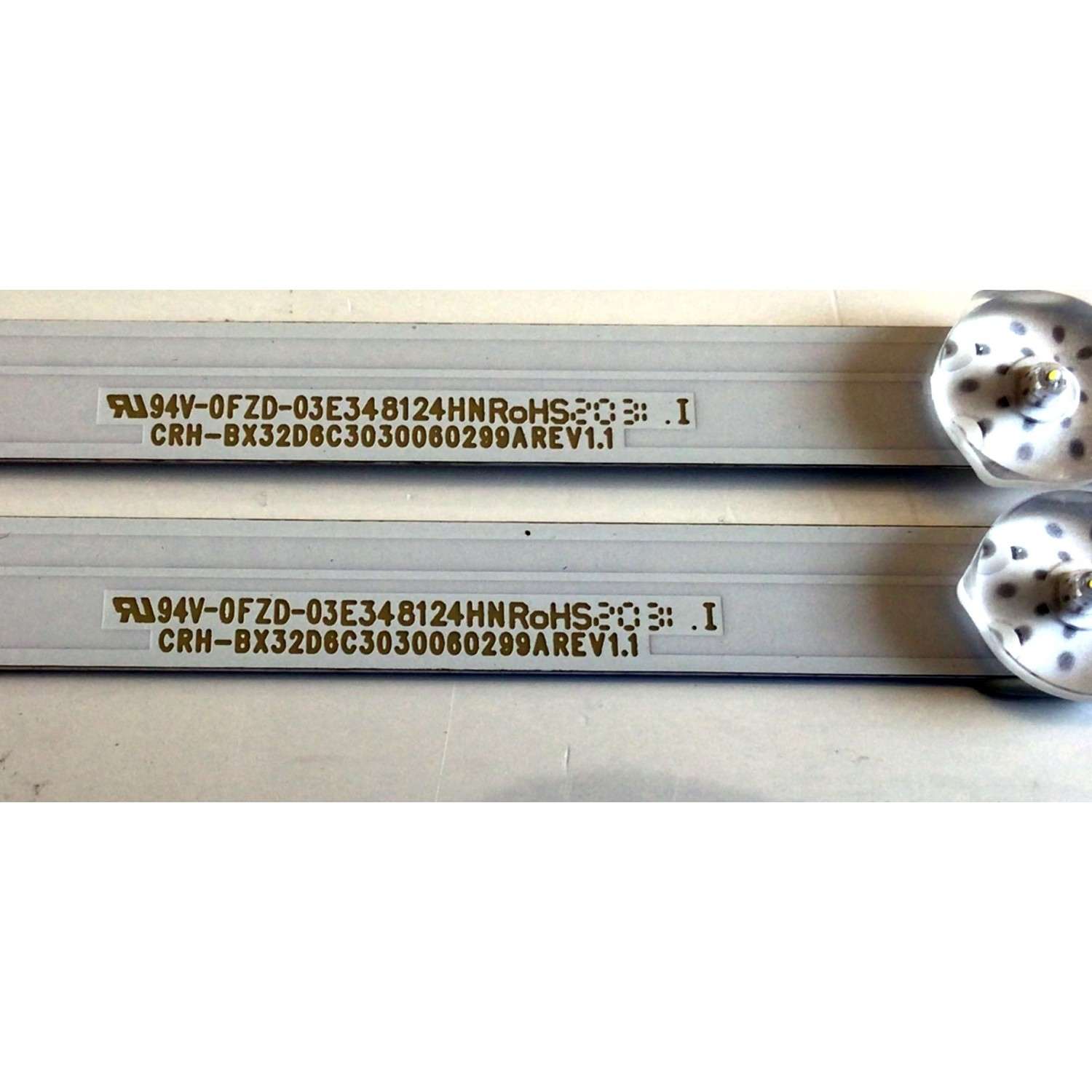 KIT DE LED'S PARA TV ONN (2 PIEZAS) / NUMERO DE PARTE LB-C320-D6C / LB-C320-D6C-X-H-6-12-X1 / CRH-BX32D6C3030060299AREV1.1 / 32D6C / 223554 / Y166-L05-KA-5  B07L1AJ / PANEL C320Y19-D6 / MODELO 100012589 (32 PULGADAS) - Imagen 2