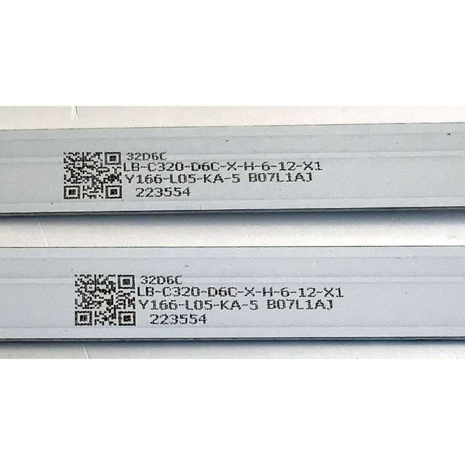 KIT DE LED'S PARA TV ONN (2 PIEZAS) / NUMERO DE PARTE LB-C320-D6C / LB-C320-D6C-X-H-6-12-X1 / CRH-BX32D6C3030060299AREV1.1 / 32D6C / 223554 / Y166-L05-KA-5  B07L1AJ / PANEL C320Y19-D6 / MODELO 100012589 (32 PULGADAS) - Imagen 3