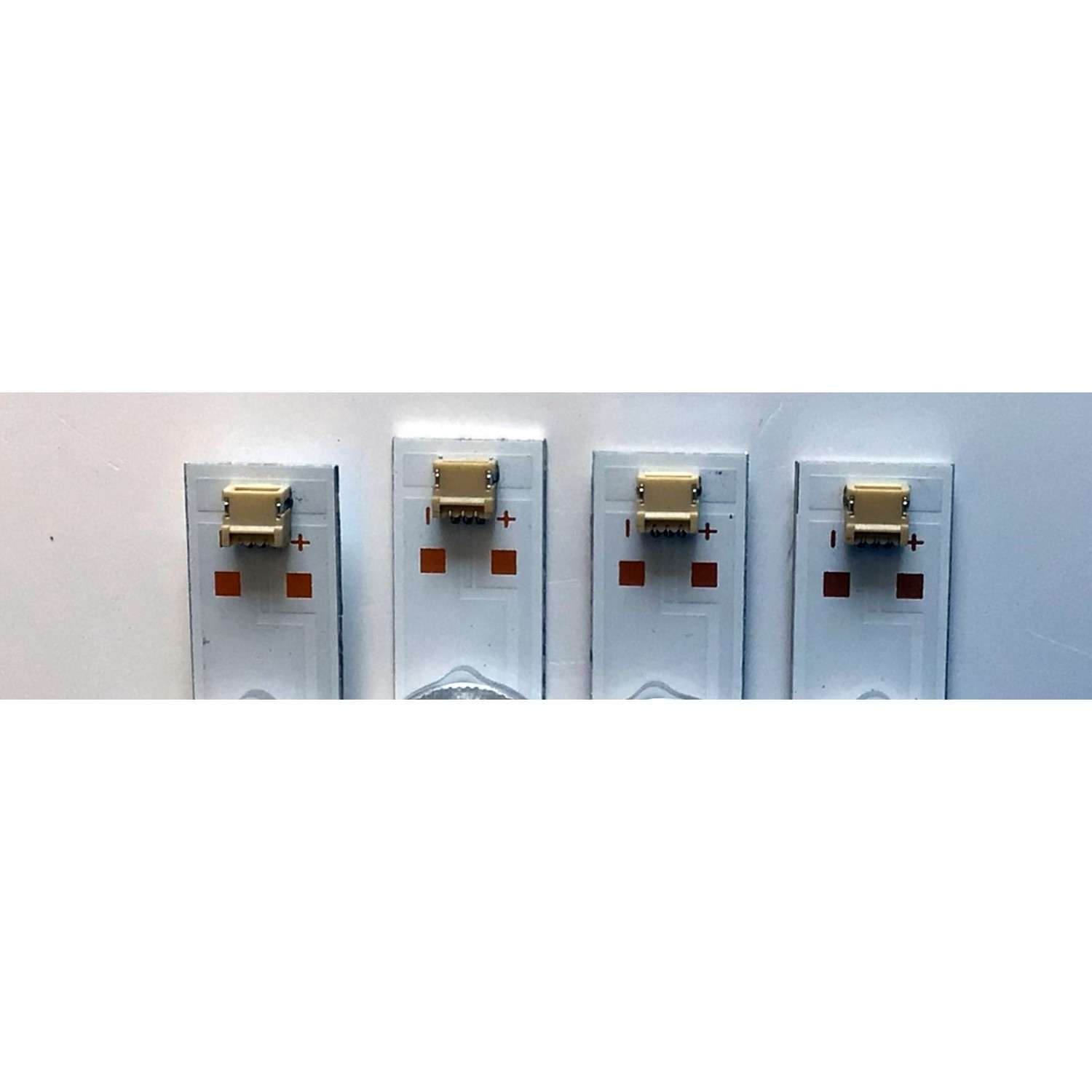 KIT DE LED'S PARA TV POLAROID (4 PIEZAS) / NUMERO DE PARTE AK40_40Y16_4X7_1W_MCPCB / AK40_40Y16_4X7_1W_MCPCB 12mm_V1 / 21006442-HRS / PANEL LSC400HN02-804 / MODELO PTV3915LED - Imagen 2