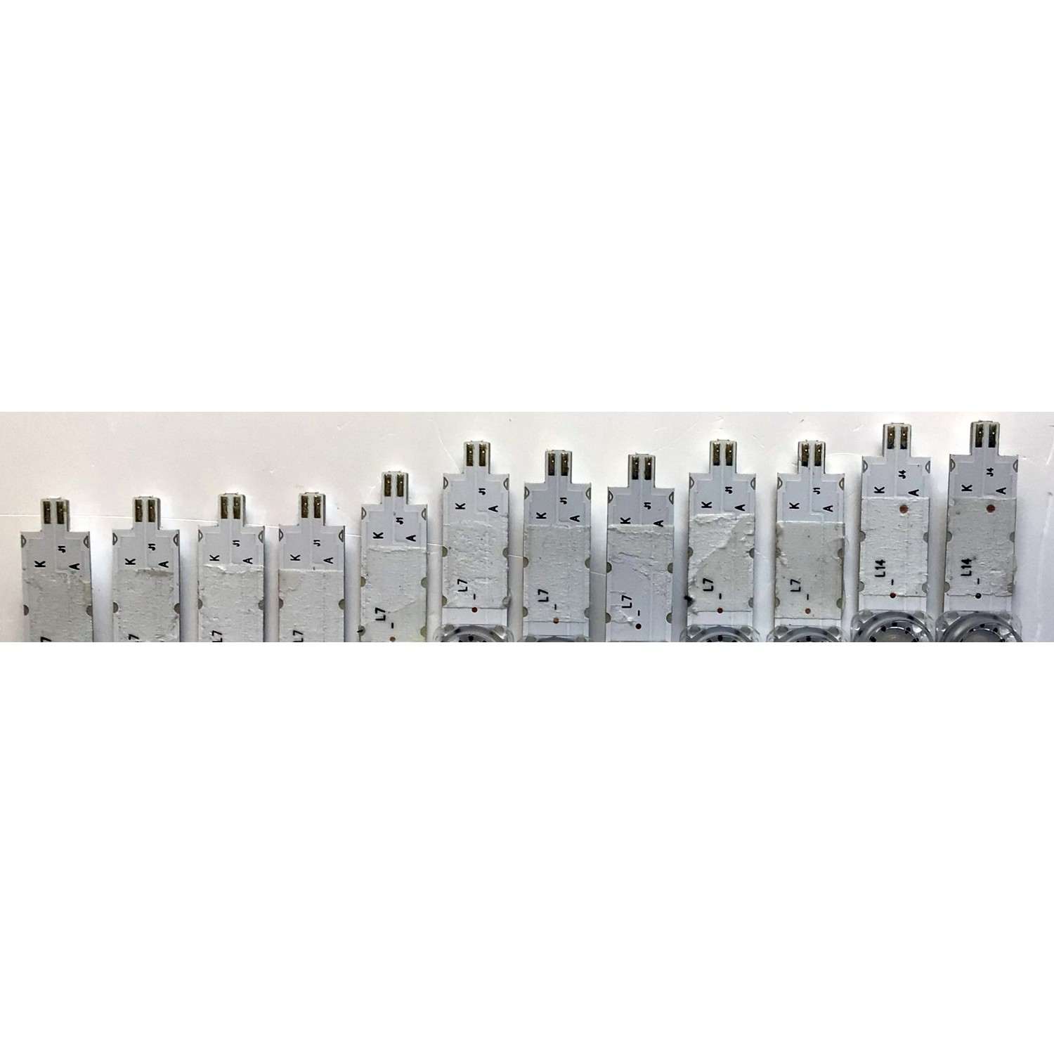 KIT DE LED'S PARA TV WESTINGHOUSE (12 PIEZAS) / NUMERO DE PARTE LED65D07A-ZC29AG-01E / LED65D07B-ZC29AG-01E / 30365007031E / 30365007032E / 190611BC08 / 1010306638 / 65000M22 / PANEL'S JR645R3HA7L / LSC650FN04-3 / MODELO WR65UX4019 - Imagen 4