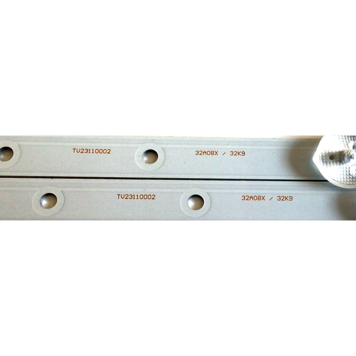 KIT DE LED'S PARA TV RCA (2 PIEZAS) / NUMERO DE PARTE HXSC32DA2A / HXSC32DA2A-V02 / TV23110002 / D10-A3-EKYM-A05-005)200902N / PANEL LSC320AN10-H07 / MODELO RLDED3258A - Imagen 4