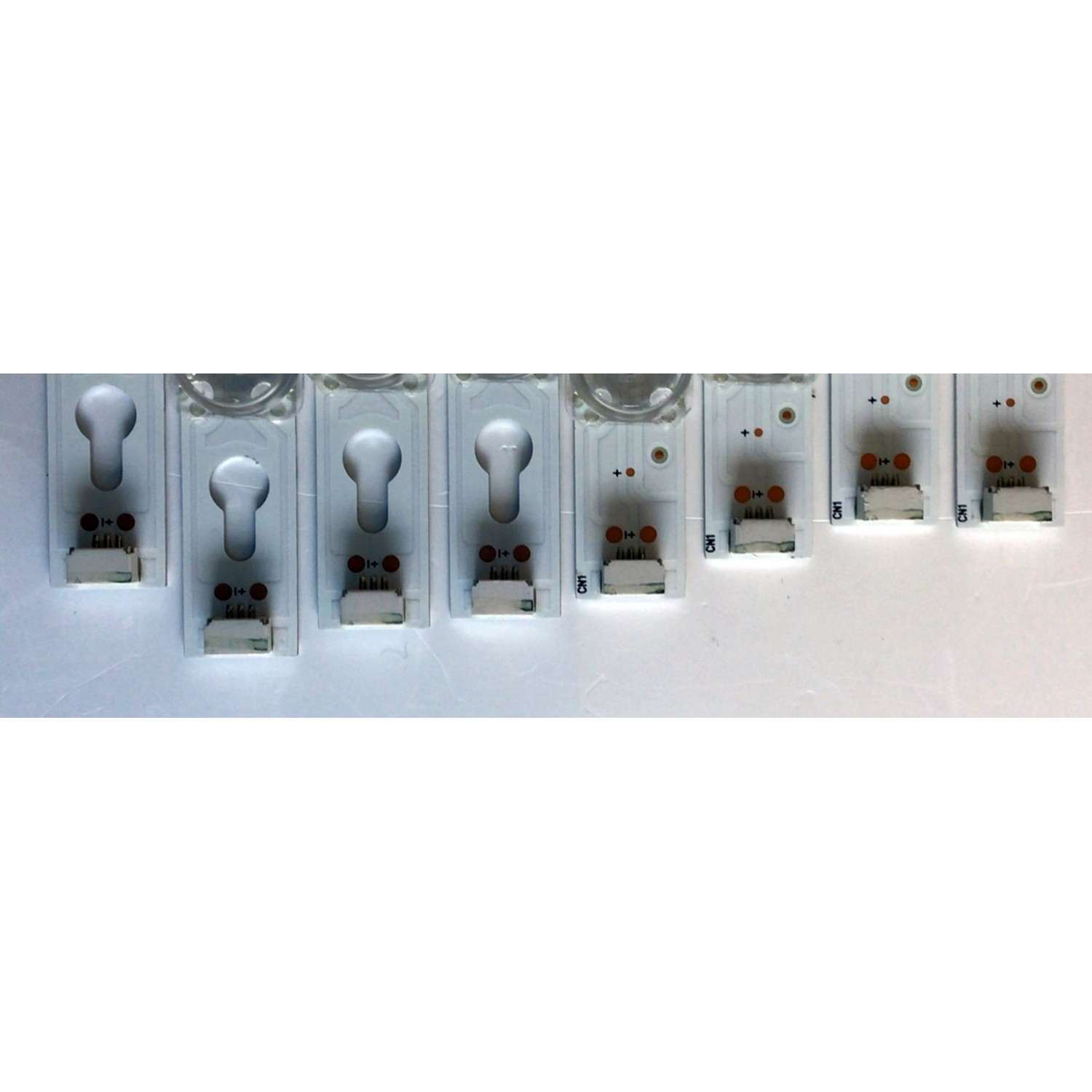 KIT DE LED'S PARA TV TCL (8 PIEZAS) / NUMERO DE PARTE 49D2900 / TCL_49D2900_5X4_3030_LX20180403 / TCL_49D2900_4X4_3030_LX20180403 / YHA-4C-LB4905-YH / PANEL LVU485ND1L / MODELO 50S431 - Imagen 5