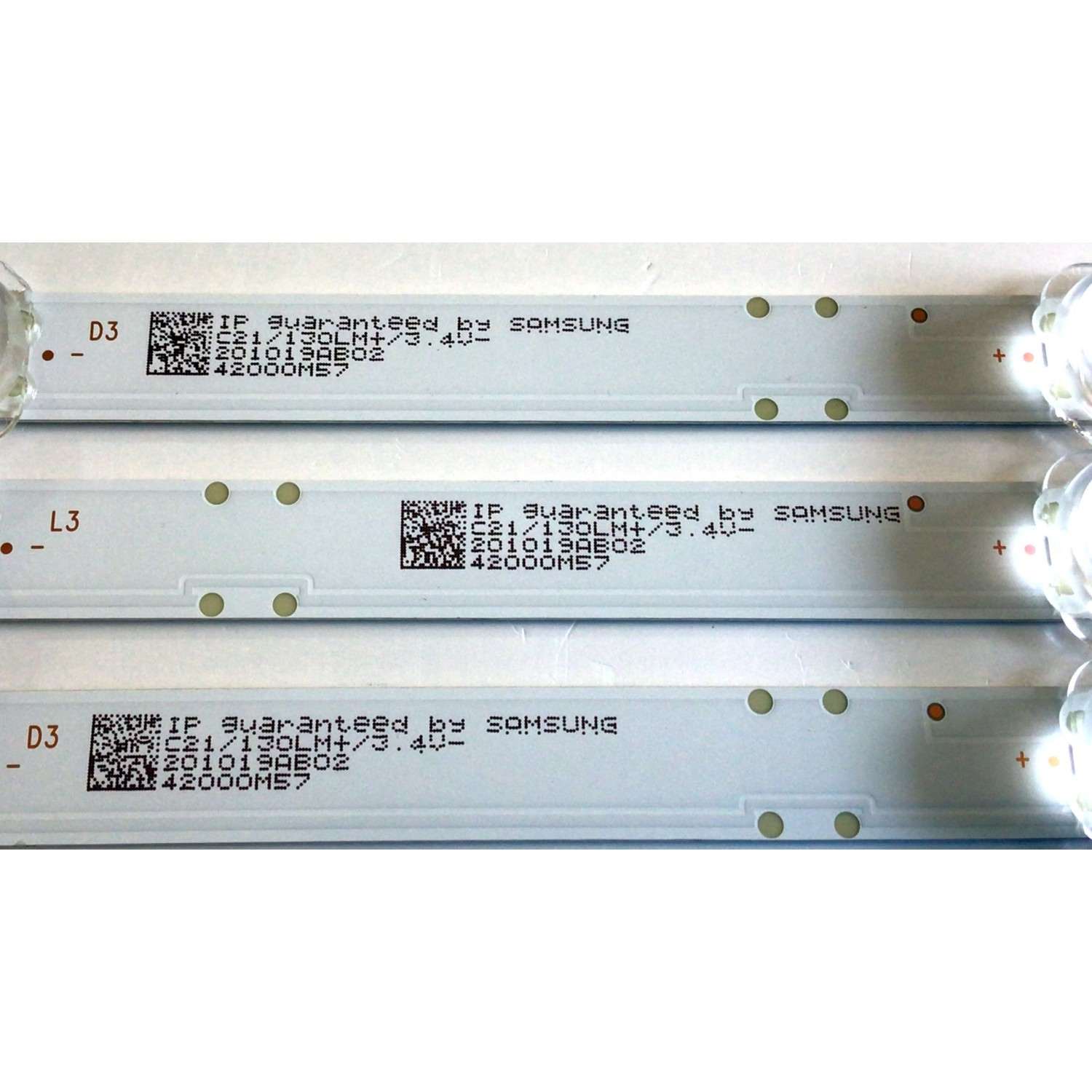 KIT DE LEDS ORIGINAL PARA TV WESTINGHOUSE 3 PIEZAS / NUMERO DE PARTE 30342008210E / LED42D08A-ZC26AG-01E / 42000M57 / PANEL V430DJ1-Q01 REV.C1 / DISPLAY CC430PV2D VER.03 / MODELOS WR43UX4019 / LT-43MAW605 - Imagen 2