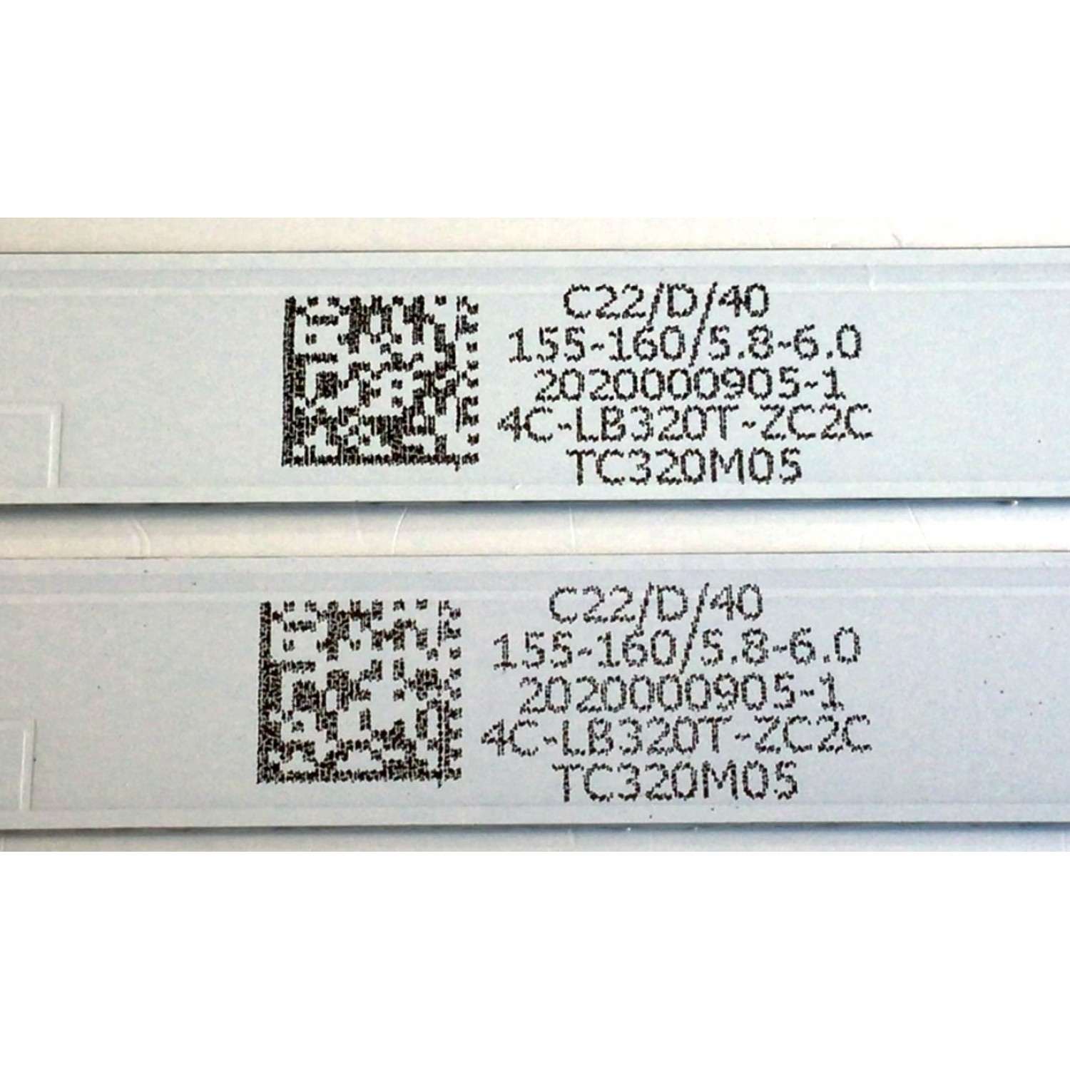 KIT DE LED'S PARA TV HKPRO (2 PIEZAS) NUMERO DE PARTE 303TC320034 / TCL32D05-ZC22AG-11 / TC320M05 / 4C-LB320T-ZC2C / PANEL LVW320CSDX E26 V31 / MODELO HKP32F18 - Imagen 2