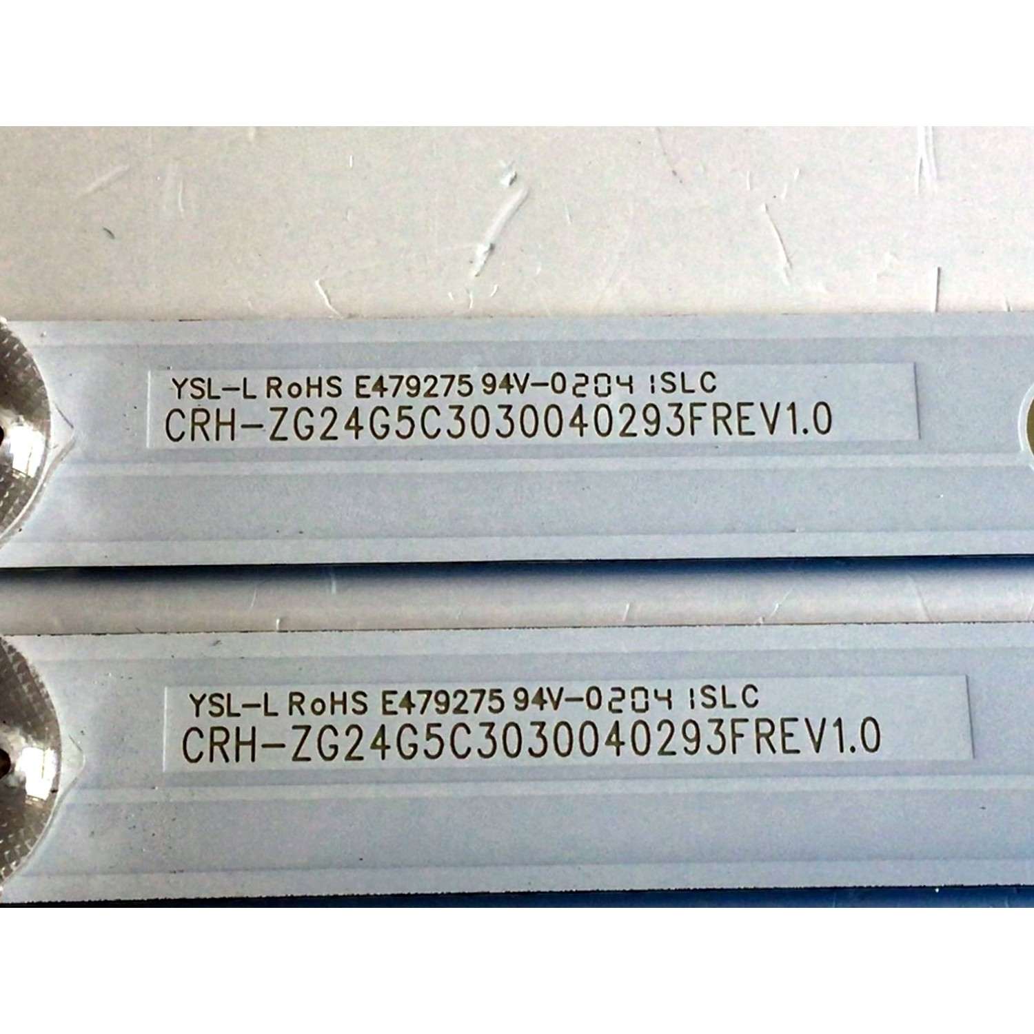 KIT DE LED'S PARA TV ONN (2 PIEZAS) NUMERO DE PARTE ZG24G5C3030040293F / CRH-ZG24G5C3030040293FREV1.0 / LB-C240Y19-5C(XCG5CLS01)-X1 / Y174L07JA5 / B201028A3FA / 226921 / 24G5C / PANEL C240Y19-D6 / MODELO 10012590 - Imagen 2