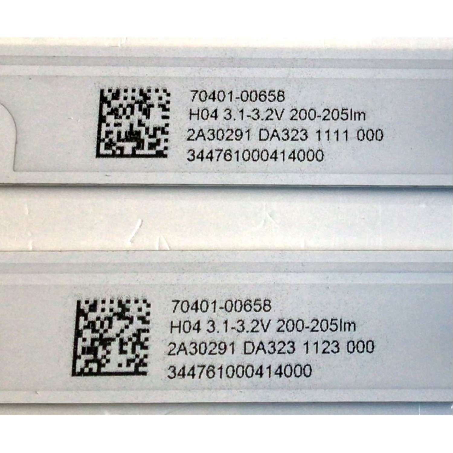 KIT DE LED'S PARA TV LG (2 PIEZAS) NUMERO DE PARTE RF-EG320029SE30-0601 / RF-EG320029SE30-0601  A1 / 70401-00658 / 344761000414000 / 2A30291  DA323 / PANEL BOEI320WX1-01 / MODELOS 32LM505BBUA.CUSFLH / 32LM500BPUA.CUSFLH - Imagen 2