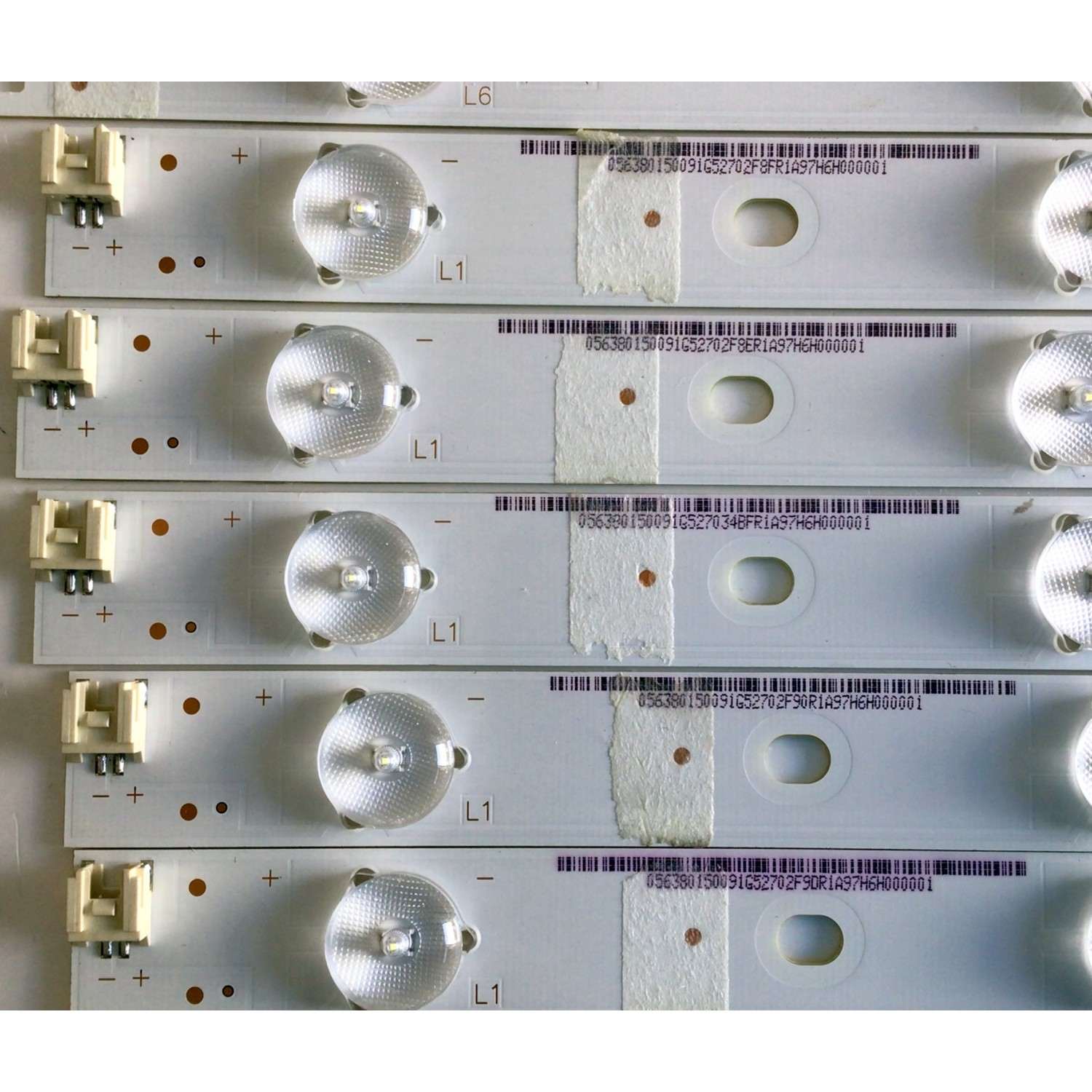 KIT DE LED'S PARA TV VIZIO (10 PIEZAS) NUMERO DE PARTE RF-DZ400E32-0501 / RF-DZ400E32-0501L-01 / RF-DZ400E32-0501R-01 / 056380150091 / MODELOS E40-C2 / E40-C2  LWZQSFCR - Imagen 4