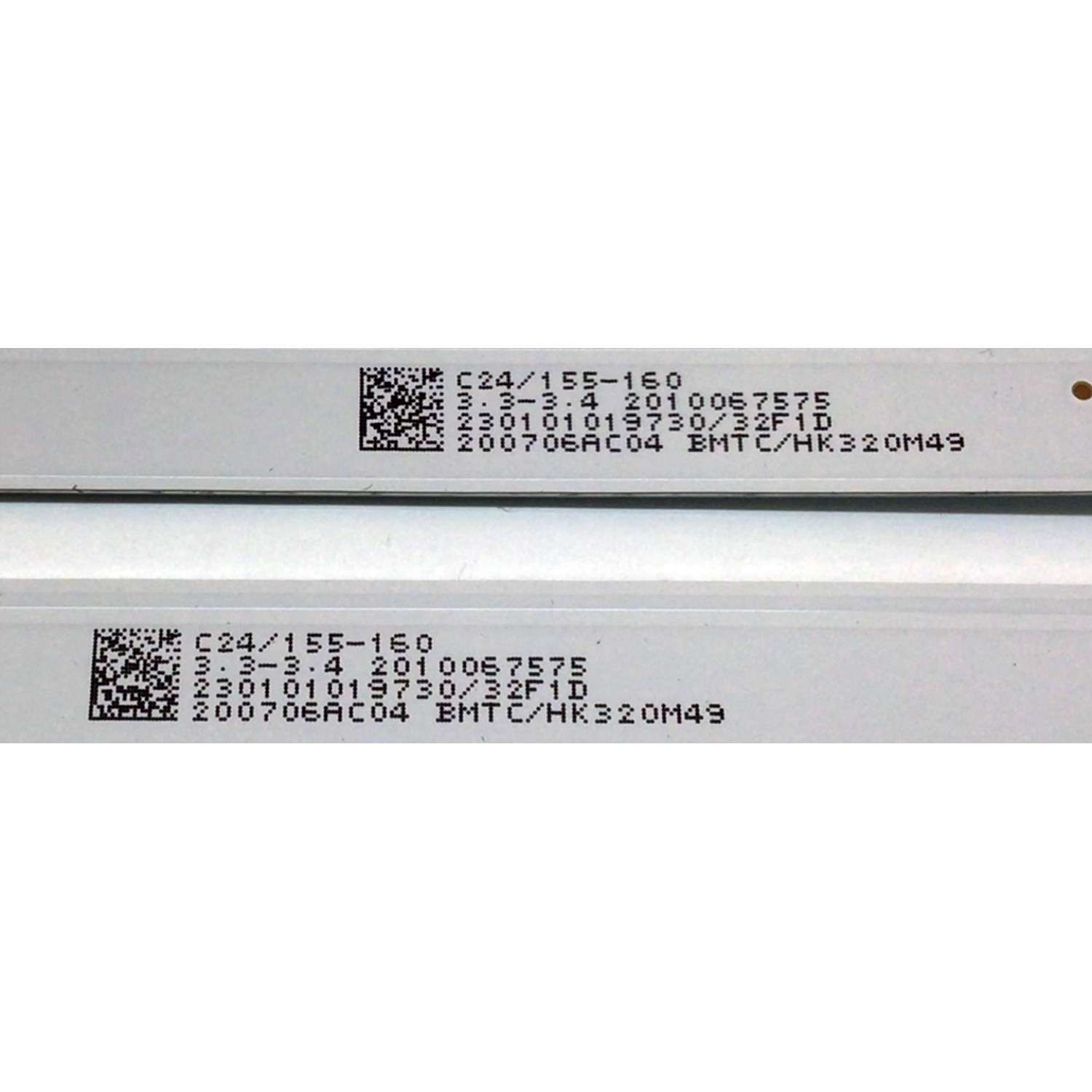 KIT DE LED'S PARA TV RCA (2 PIEZAS) / NUMERO DE PARTE 303HK320082 / HK32D06-ZC62AG-03 / HK320M49 / 230101019730/32F1D / 200706AC04  BMTC / 2010067575 / C24 / 155-160 / PANEL'S HK315LEDM / PT320AT03-4 / MODELOS RLDED3258A-E / RLDED3258A - Imagen 3