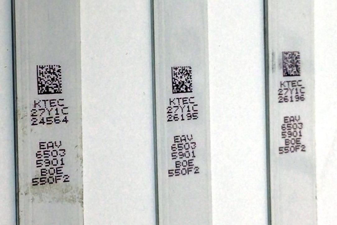 KIT DE LED'S PARA TV LG (7 PIEZAS) / NUMERO DE PARTE EAV65035901 / SSC_Y21_SLIM_TRIDENT_55UP80_BOE_A / 55UP80 / 201029 / PANEL NC550TQG-ABKH7 / DISPLAY HV550QUB-F1D / MODELOS 55UQ9000PUD / 55UQ9000PUD.BUSFLKR / 55UQ8000AUB / 55UQ8000AUB.BUSFLKR - Imagen 3