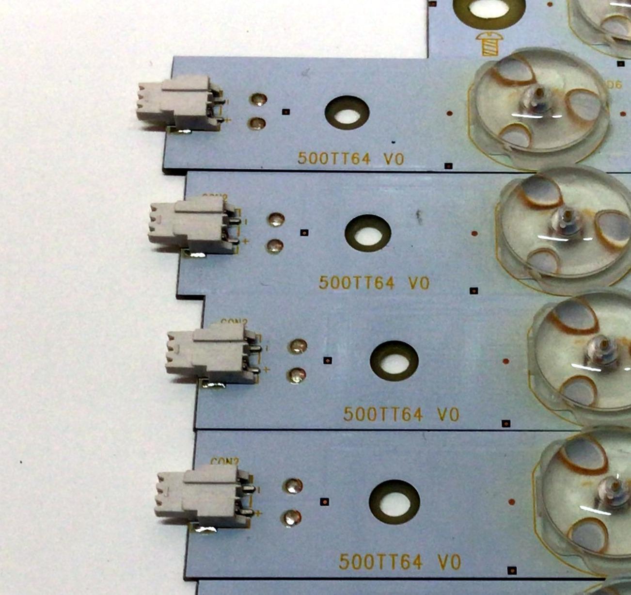 KIT DE LED´S PARA TV (12 PIEZAS) / NUMERO DE PARTE (L) 500TT63 / (R) 500TT64 / 500TT63 V0 / 500TT64 V0 / 50026001 / E213009A / PANEL TPT500J1-HVN07.U / MODELO E505 - Imagen 5