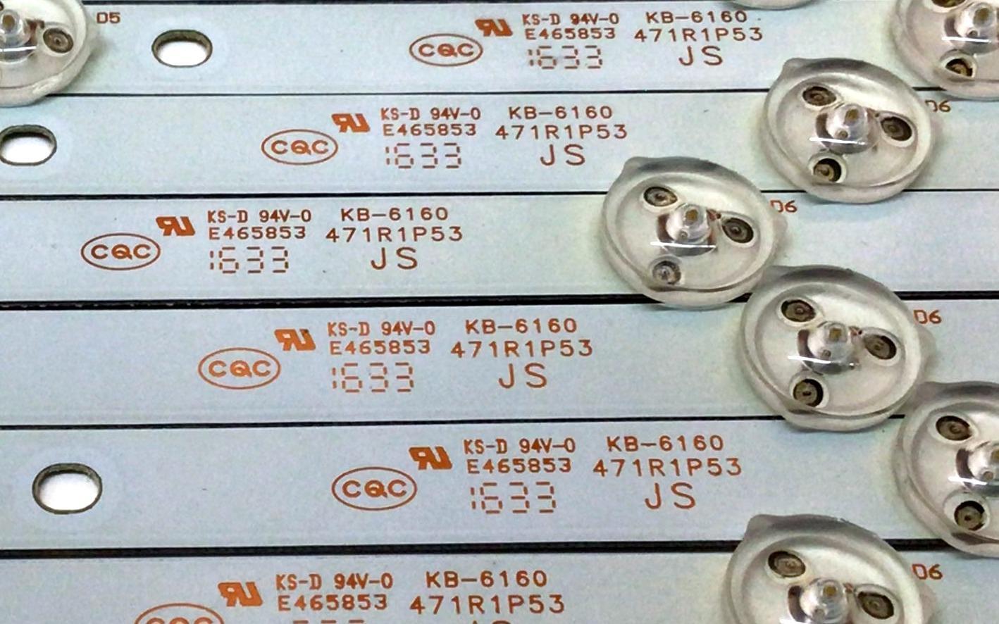 KIT DE LED´S PARA TV TOSHIBA (16 PIEZAS) / NUMERO DE PARTE 4708-K65WDR-A1213K01 / K650WDR A1 / 471R1P53 / E465853 / K650WDR168079 / PANEL K650WDR / MODELO 65L621U - Imagen 2