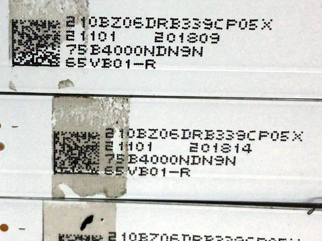 KIT DE LEDS PARA TV VIZIO 20 PIEZAS / NUMERO DE PARTE LB-GM3030-GJVIZIOM65Q710X18 / LB-GM3030-GJVIZIOM65Q710X18-L-1-S / LB-GM3030-GJVIZIOM65Q710X18-R-1-S / 210BZ06DRB339CP05X / 75B4000NDN9N / 65VB01-R / 65VB01-L / PANEL TPT650WR-QVN07.U / MODELO M65Q7-J01 - Imagen 4
