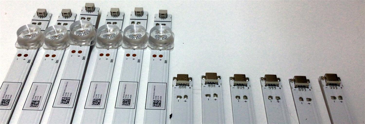 KIT DE LED´S PARA TV VIZIO(12 PIEZAS) / NUMERO DE PARTE LB7502K / LB7502K V1_V756_R / LB7502K V0_V756_L / 20101211 / E493461 / 2C5960117R / 7839-814012-04661321 / 7839-699012-04661321 / MODELO V756-J03 - Imagen 2