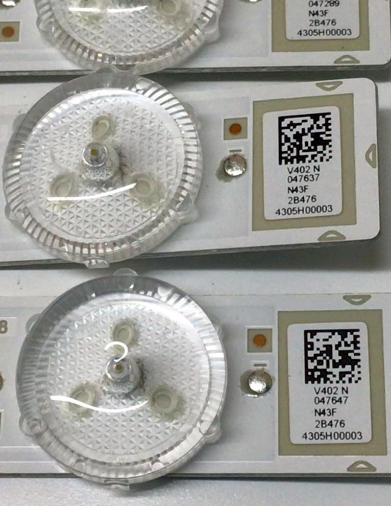 KIT DE LED´S PARA TV SONY (5 PIEZAS) / NUMERO DE PARTE LB4305H / LB4305H V0_03 / 4305H00003 / E469119 / 7788A / MODELO KD-43X80J - Imagen 3