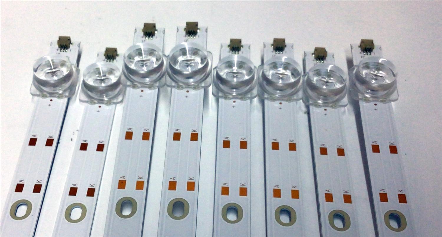 KIT DE LEDS ORIGINAL PARA TV LG 8 PIEZAS / NUMERO DE PARTE GC65D07-ZC46AG-04D / 303GC650048D / 2010093966 / 70401-01527 / 211221BB05 / 211221AB05 / GC650M19 / PANEL BOEI650WQ1QF7D / DISPLAY HV650QUB-F7D / MODELO 65UQ7570PUJ / 65UQ7570PUJ.CUSFBH - Imagen 4