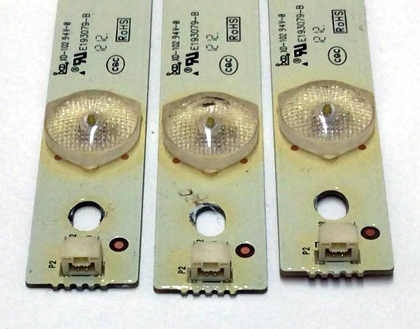 KIT DE LED'S PARA TV TCL (3 PIEZAS) / NUMERO DE PARTE 40-LB3210-LBI2XG / E193079-B / 0262201TLC32D005 / 2701120328D / PANEL LVW320SSTM E30 V2 / MODELOS LE32HDF3300 / LE32HDF3300TA / LE32HDF3300TT TDAA - Imagen 4