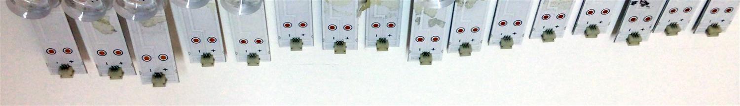 KIT DE LED'S PARA TV VIZIO (16 PIEZAS) / NUMERO DE PARTE SVB750A98 / LB7000J V4_05 / F75JL63030061607B / SSC-F75JL63030061607B-REV1.4 / E511747 / 70401-01274 / 150M0364D21021 / PANEL BOEI750WQ1 / MODELOS V755-J04 / V755-J04 LBNFE5KX / V755-J04 LBNFE5LX - Imagen 4