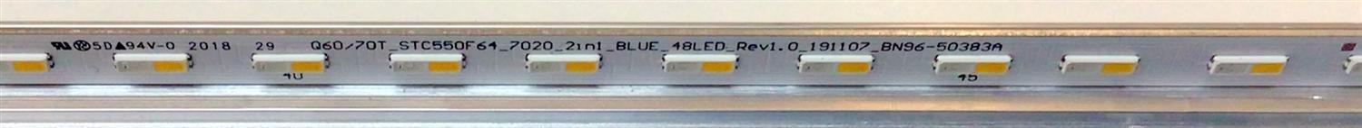 LED PARA TV SAMSUNG (1 PIEZA) / NUMERO DE PARTE BN96-50383A / STC550F64 / BN61-16156A / Q60/70T_STC550F64_7020_2IN1_BLUE_48LED_REV1.0_191107 / Q60/70T_STC550F64 / 200302 / PANEL CY-RT055FGLV3H / MODELO QN55Q70 / QN55Q70TAFXZA / ((MEDIDAS 1.20M x 15CM)) - Imagen 2