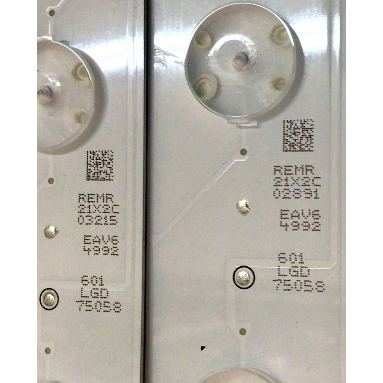 KIT DE LED´S PARA TV LG NANOCELL (36 PIEZAS) / NUMERO DE PARTE EAV64992601 / 75NANO99 / SSC-Y20_SLIMDTR_75NANO99 / 2PY65909A / PANEL NC750DZD-AAJH1 / MODELO 75NANO99UNA / 75NAN099UNA - Imagen 3