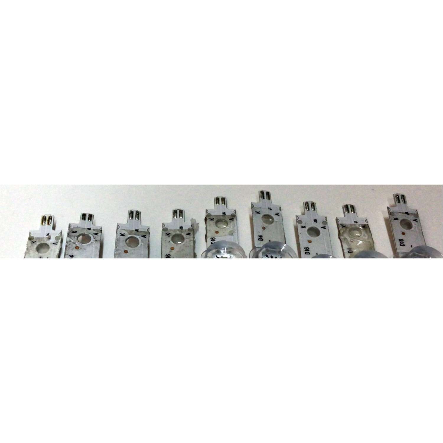 KIT DE LED'S PARA TV WESTINGHOUSE (9 PIEZAS) / NUMERO DE PARTE LED50D04A-ZC26AG-02T / LED50D04B-ZC26AG-02T / 30350004005T / 30350004006T / 50000M63T / E331251 / PANEL CC495PU1L11 / CC495PU1L 11 / MODELOS WR50UT4009 / LT-50MAW595 / E4SJ5018 / 50RC6 - Imagen 2