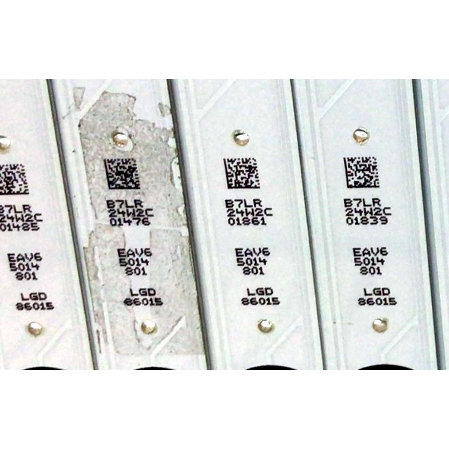 KIT DE LED´S PARA TV LG NANOCELL (72 PIEZAS) / NUMERO DE PARTE EAV65014901 / EAV65014801 / 86NANO90 / E466169 / 20P00038C / PANEL NC860DQD-AAKH1 / MODELO 86NANO90UPA / 86NAN0UPA - Imagen 3