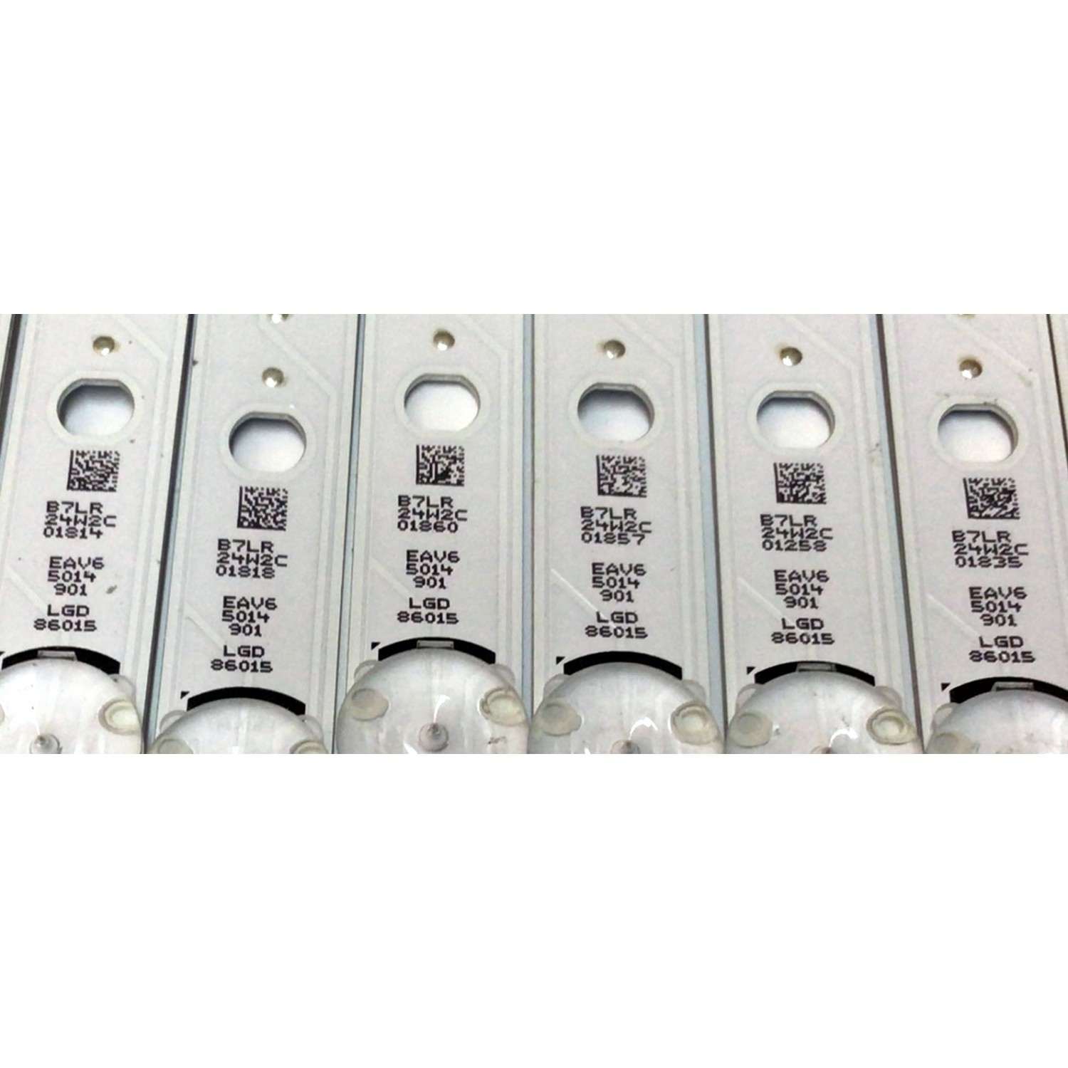 KIT DE LED´S PARA TV LG NANOCELL (72 PIEZAS) / NUMERO DE PARTE EAV65014901 / EAV65014801 / 86NANO90 / E466169 / 20P00038C / PANEL NC860DQD-AAKH1 / MODELO 86NANO90UPA / 86NAN0UPA - Imagen 4