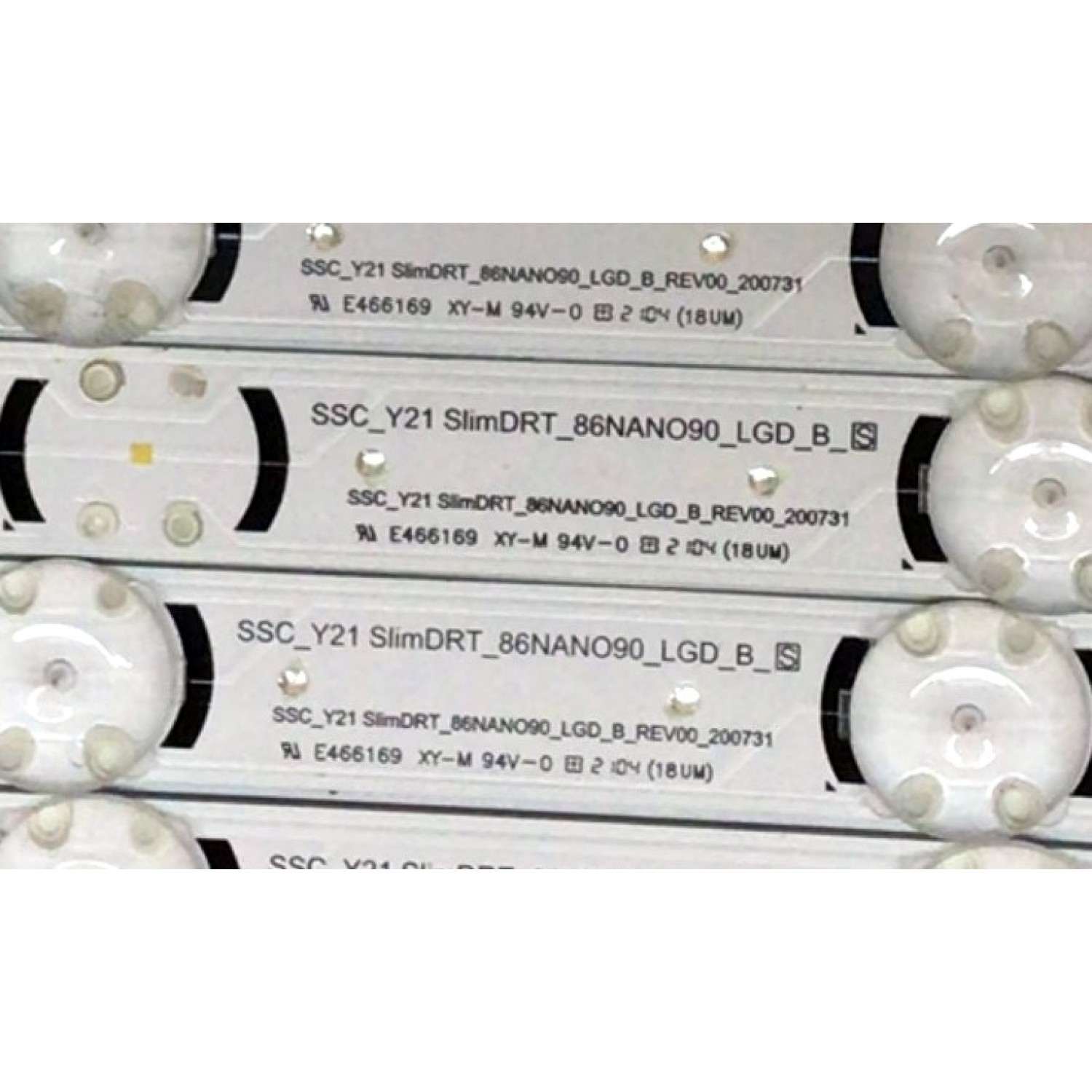 KIT DE LED´S PARA TV LG NANOCELL (72 PIEZAS) / NUMERO DE PARTE EAV65014901 / EAV65014801 / 86NANO90 / E466169 / 20P00038C / PANEL NC860DQD-AAKH1 / MODELO 86NANO90UPA / 86NAN0UPA - Imagen 5
