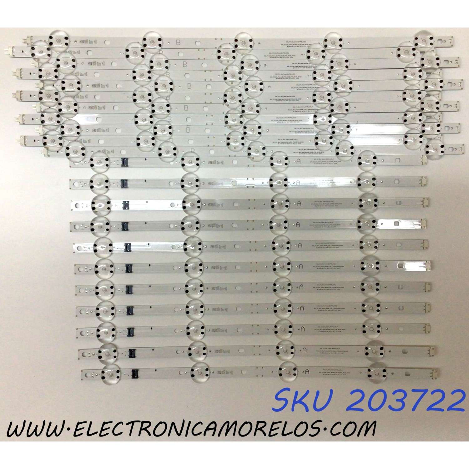 KIT DE LED´S PARA TV LG (22 PIEZAS) / NUMERO DE PARTE EAV65011401 / EAV65011501 / E466169 / 86UP80 / PANEL NC860TQF-AAKH1 / MODELO 86UP8770PUA