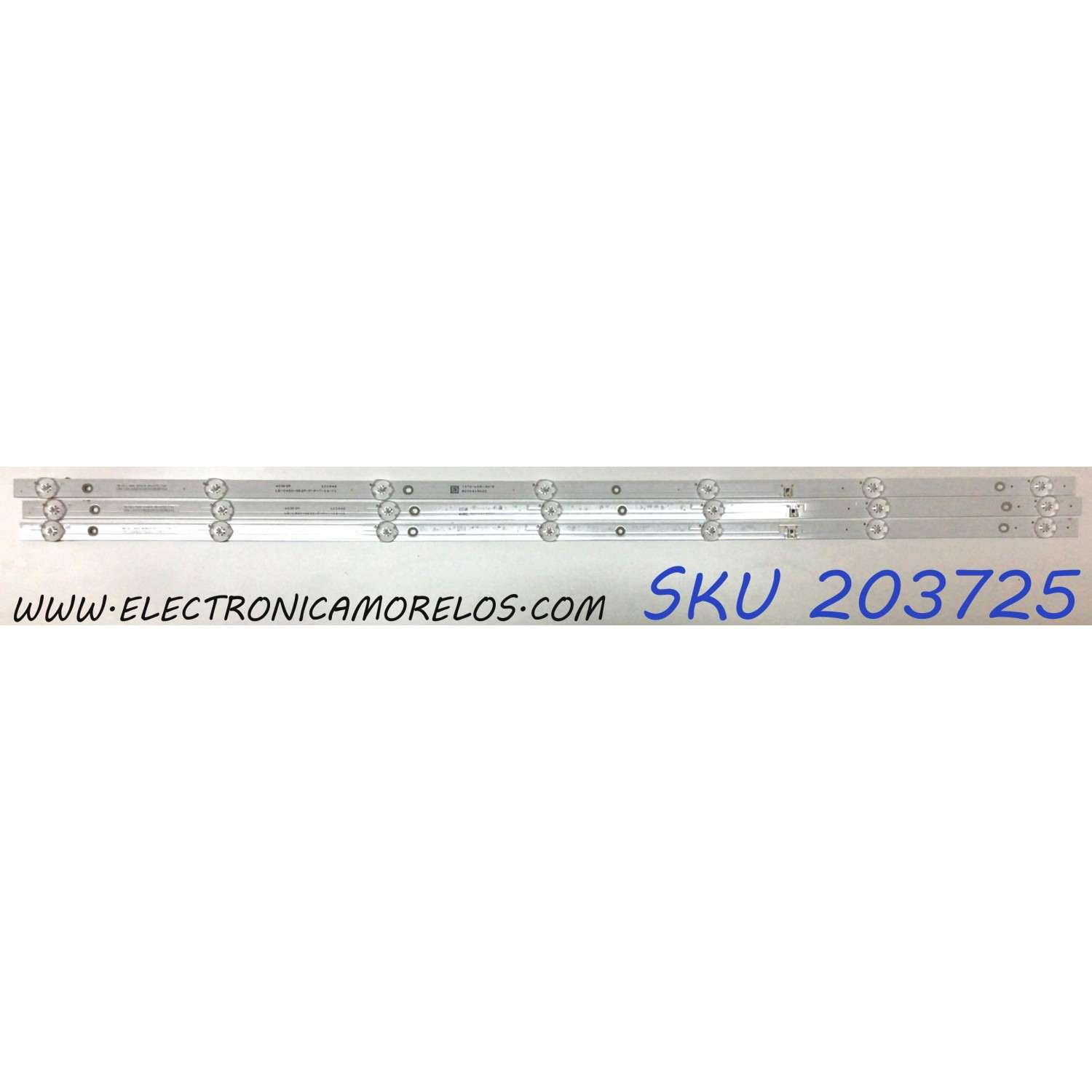 KIT DE LED´S PARA TV WESTINGHOUSE (3 PIEZAS) / NUMERO DE PARTE ZG43G5SP30300703981 / 30300703981 / 220848 / E479275 / PANEL C430Y19-5C / MODELO WR43FX2019