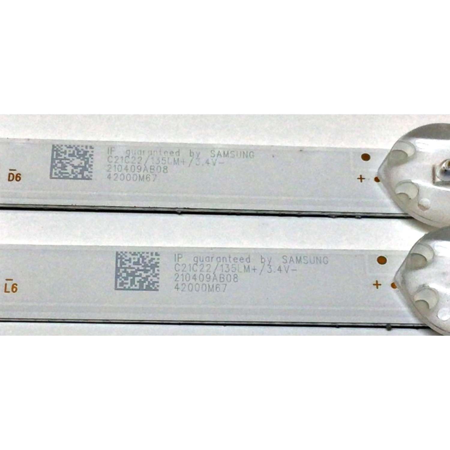 KIT DE LED´S PARA TV INSIGNIA (2 PIEZAS) / NUMERO DE PARTE 30342011004 / LED42D11-ZC52AG-04 / E331251 / 210409AB08 / 42000M67 / PANEL JE415D3HHA0L / MODELO NS-42F201NA22 - Imagen 4