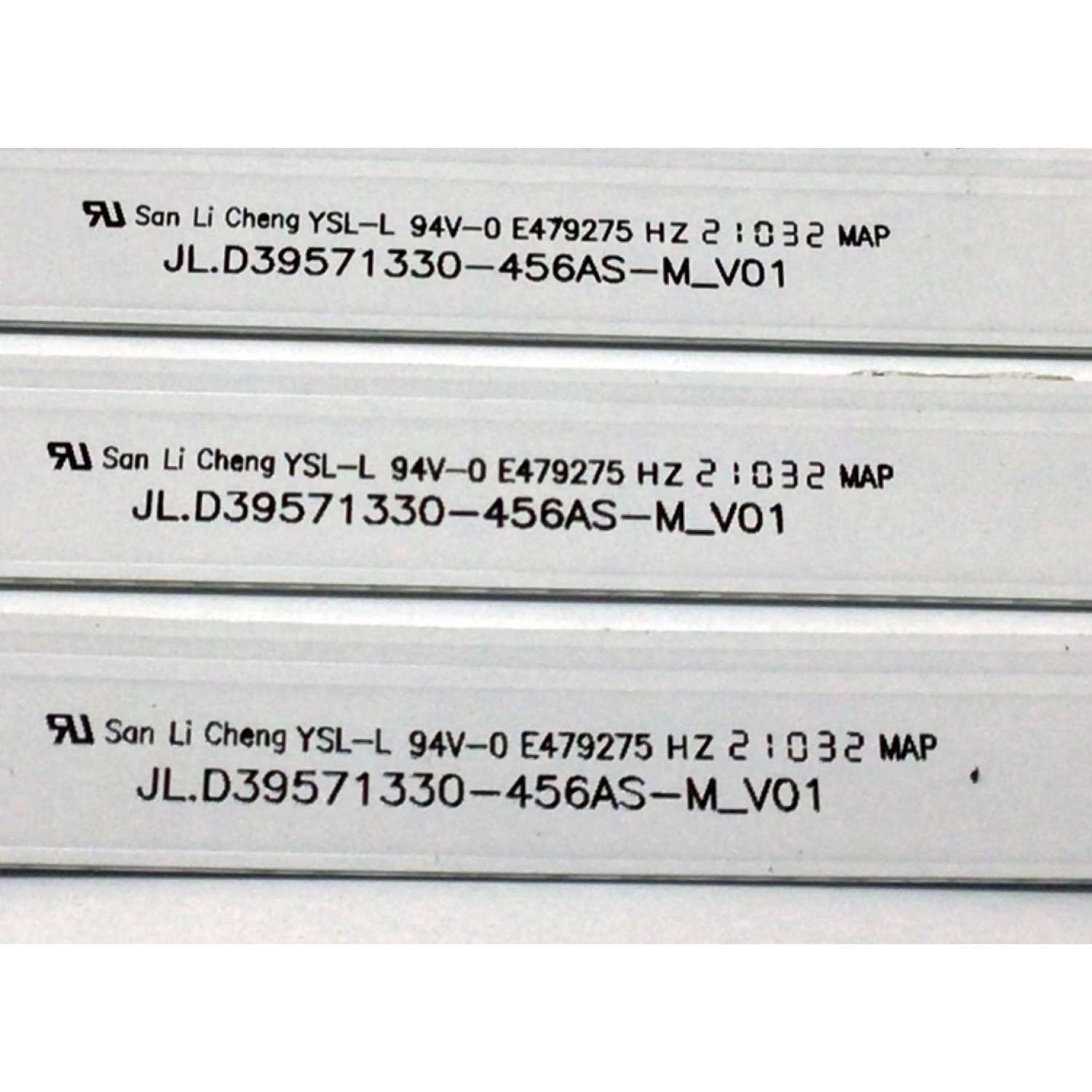 KIT DE LED´S PARA TV (3 PIEZAS) / NUMERO DE PARTE JL.D39571330-456AS-M / JL.D39571330-456AS-M_V01 / E479275 / 17.01.0000098-000 - Imagen 4