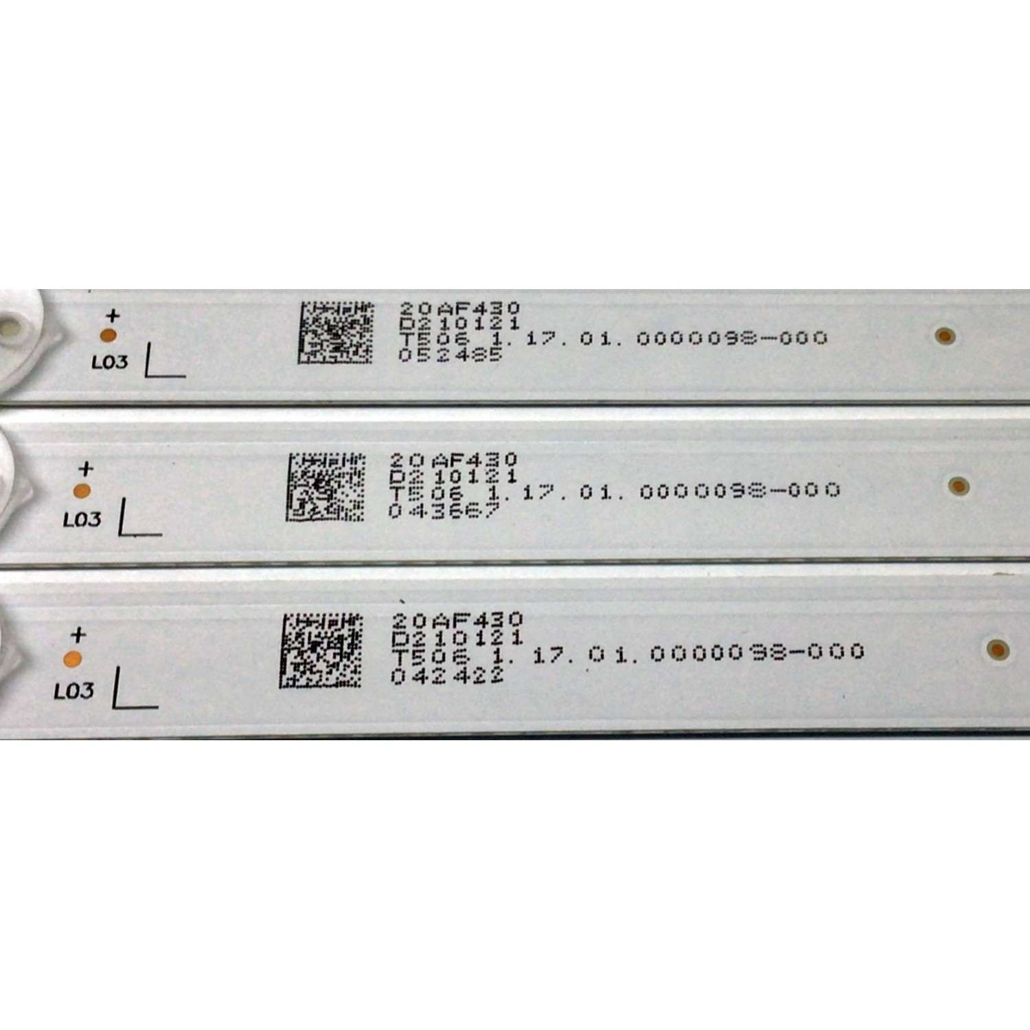 KIT DE LED´S PARA TV (3 PIEZAS) / NUMERO DE PARTE JL.D39571330-456AS-M / JL.D39571330-456AS-M_V01 / E479275 / 17.01.0000098-000 - Imagen 3