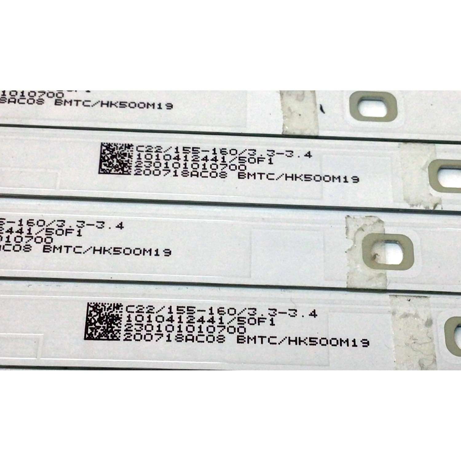 KIT DE LED'S PARA TV SCEPTRE (4 PIEZAS) / NUMERO DE PARTE HK50D08-ZC22AG-11E / 303HK500040E / E78030 / HK500M19 / 230101010700 / PANEL'S PT500GT02 / HK500WLEDM-JH4DH / MODELO G50 A518CVU - Imagen 3