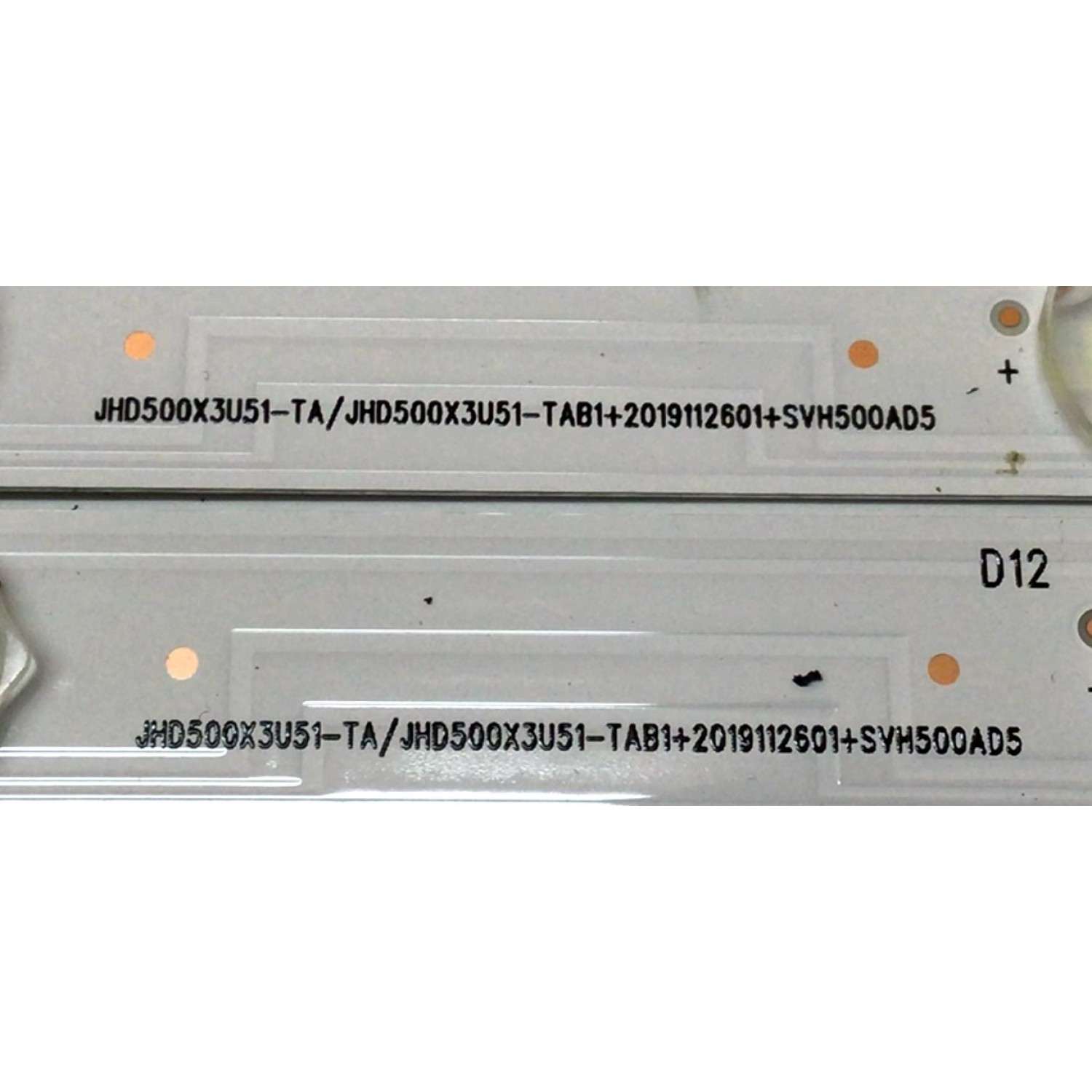 KIT DE LEDS PARA TV HITACHI ORIGINAL 8 PIEZAS / NUMERO DE PARTE CRH-BX50X3303016089AFREV1.6 / SVH500AD5 / JHD500X3U51-TA / JHD500X3U51-TAB1 / 2019112601 / PANEL JHD500X3U51-TA\S0\FJ\GM\MCKD-1\ROH / MODELOS 50R86 / 50H8G - Imagen 2