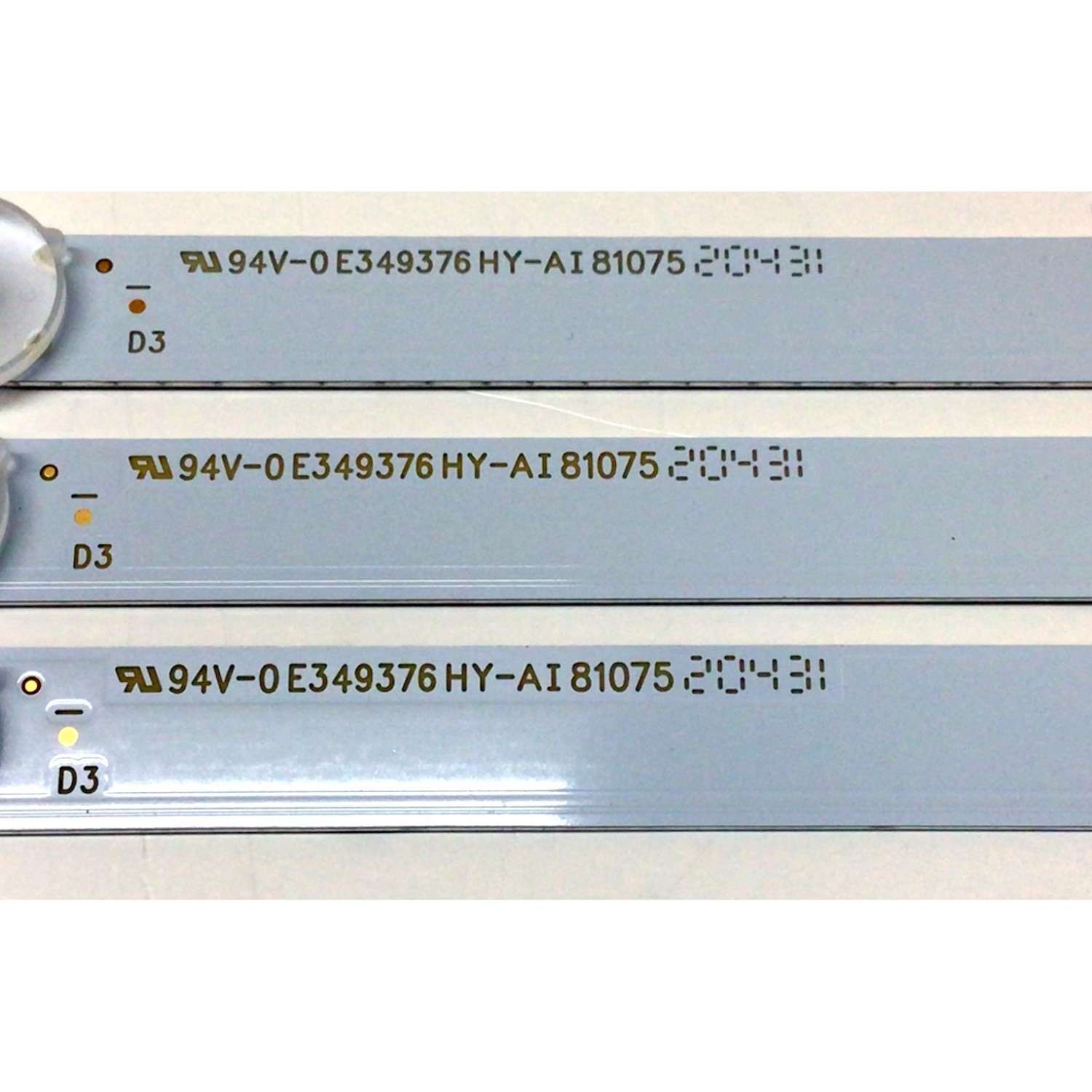 KIT DE LED´S PARA TV SAMSUNG (3 PIEZAS) / NUMERO DE PARTE TAN32044T / TAN32044T V0_01 / E349376HY-AI81075 / 0981-0108-SH04 / 09810108SH04 / MODELO UN32N5300AFXZA VF06 - Imagen 4