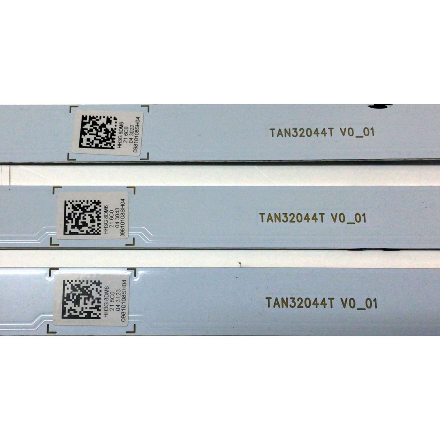 KIT DE LED´S PARA TV SAMSUNG (3 PIEZAS) / NUMERO DE PARTE TAN32044T / TAN32044T V0_01 / E349376HY-AI81075 / 0981-0108-SH04 / 09810108SH04 / MODELO UN32N5300AFXZA VF06 - Imagen 3