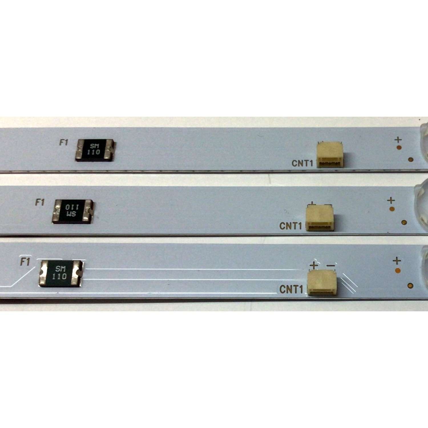 KIT DE LED´S PARA TV SAMSUNG (3 PIEZAS) / NUMERO DE PARTE TAN32044T / TAN32044T V0_01 / E349376HY-AI81075 / 0981-0108-SH04 / 09810108SH04 / MODELO UN32N5300AFXZA VF06 - Imagen 2
