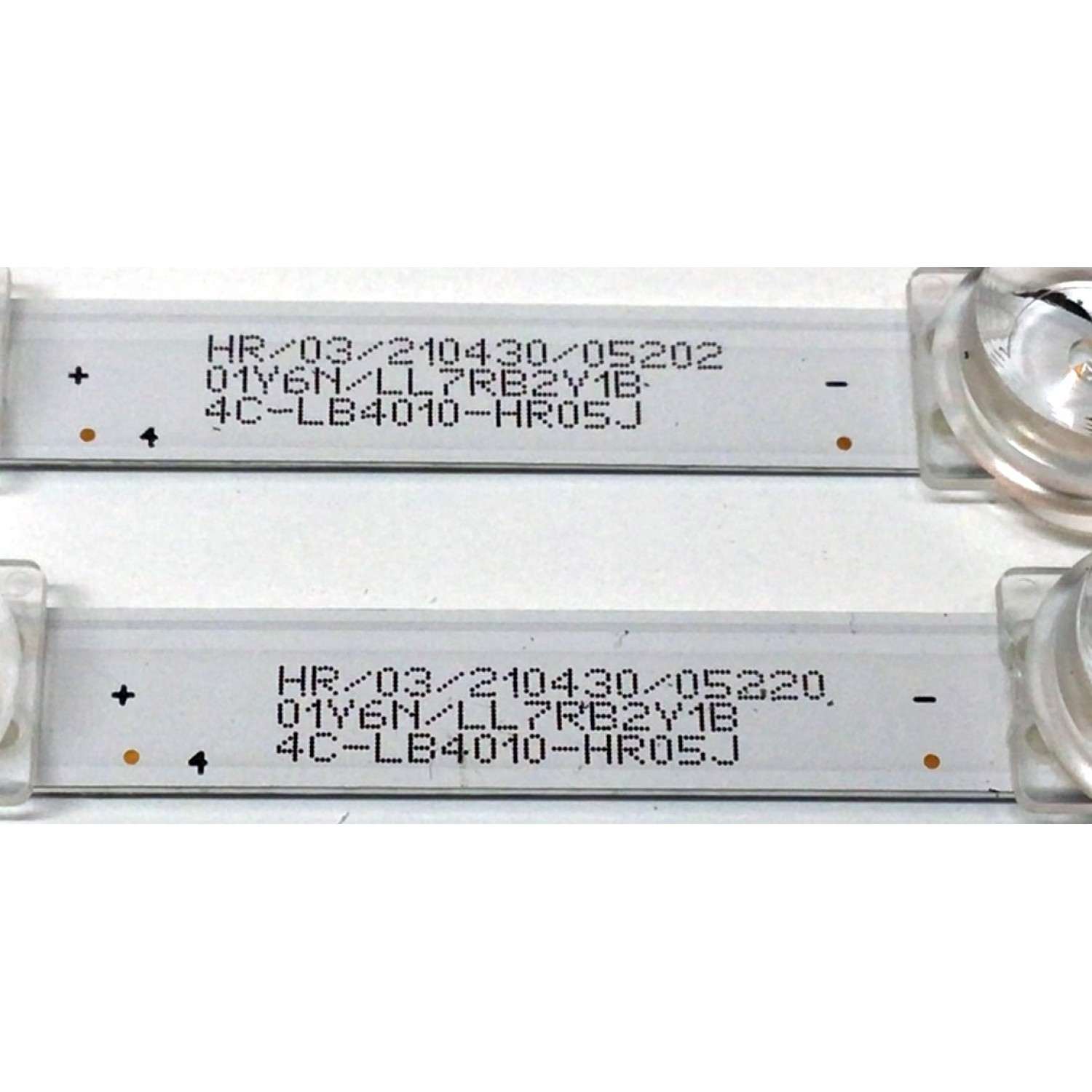 KIT DE LEDS ORIGINAL PARA TV TCL 2 PIEZAS / NUMERO DE PARTE 40HR330M10A0 V4 / 4C-LB4010-HR05JC / 40HR330M10A0 / 40D6 10*2 / 4C-LB4010-HR05J / 40D6 / PANEL LVF395NDEL / MODELOS 40S334 / 40S325 / 40S325MABA / 40S325TAAA / 40S325TABA / 40FE5606 - Imagen 3