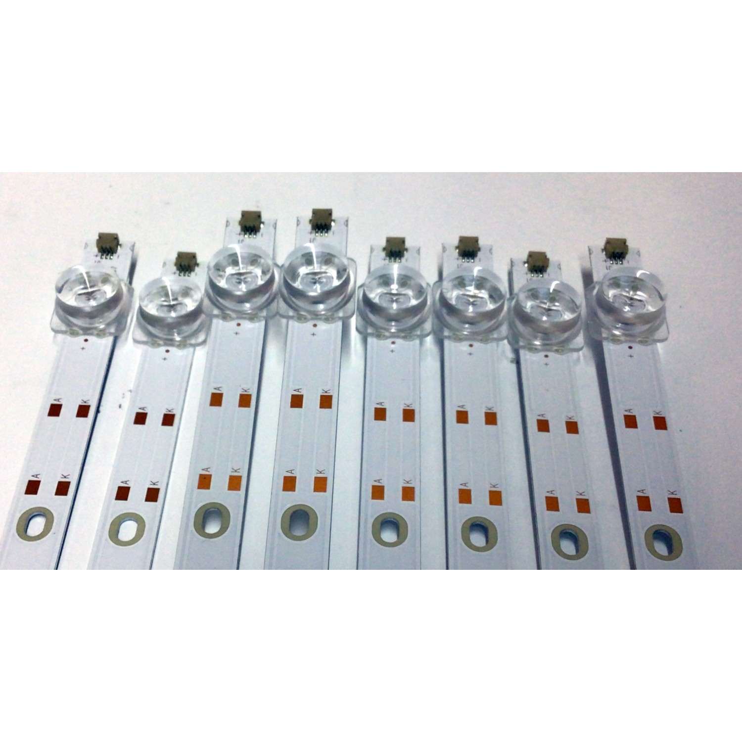 KIT DE LEDS ORIGINAL PARA TV LG 8 PIEZAS / NUMERO DE PARTE GC65D07-ZC46AG-04D / 303GC650048D / 2010093966 / 70401-01527 / 211221BB05 / 211221AB05 / GC650M19 / PANEL BOEI650WQ1QF7D / DISPLAY HV650QUB-F7D / MODELO 65UQ7570PUJ / 65UQ7570PUJ.CUSFBH - Imagen 4