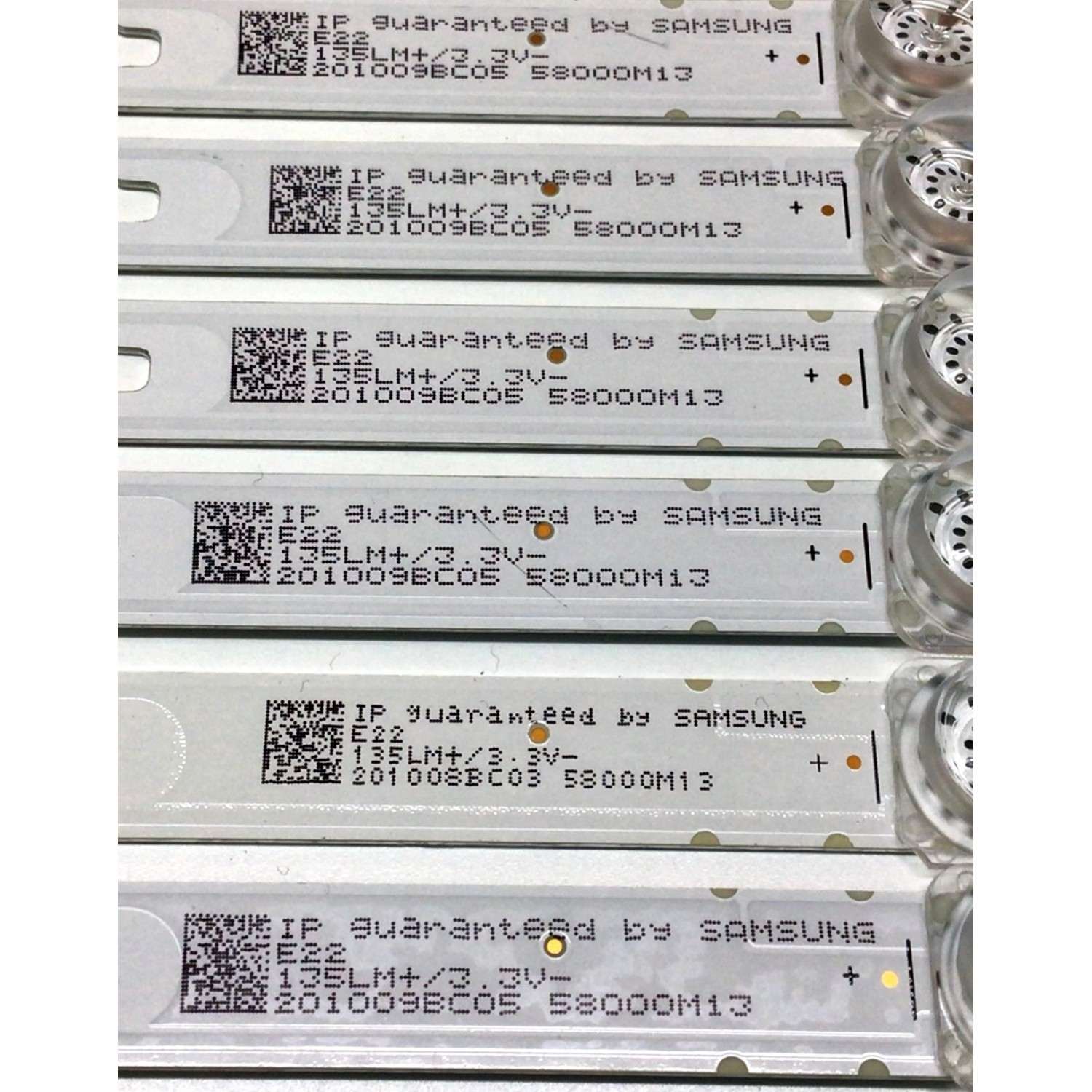 KIT DE LEDS PARA TV WESTINGHOUSE (10 PIEZAS) / NUMERO DE PARTE LED58D06A-ZC29AG-07E / 30358006005E / E331251 / 201009BC05 / 201008BC03 / 58000M13 / PANEL CC580PV7D / MODELO WR58UX4019 / RTRU5827-UC - Imagen 3