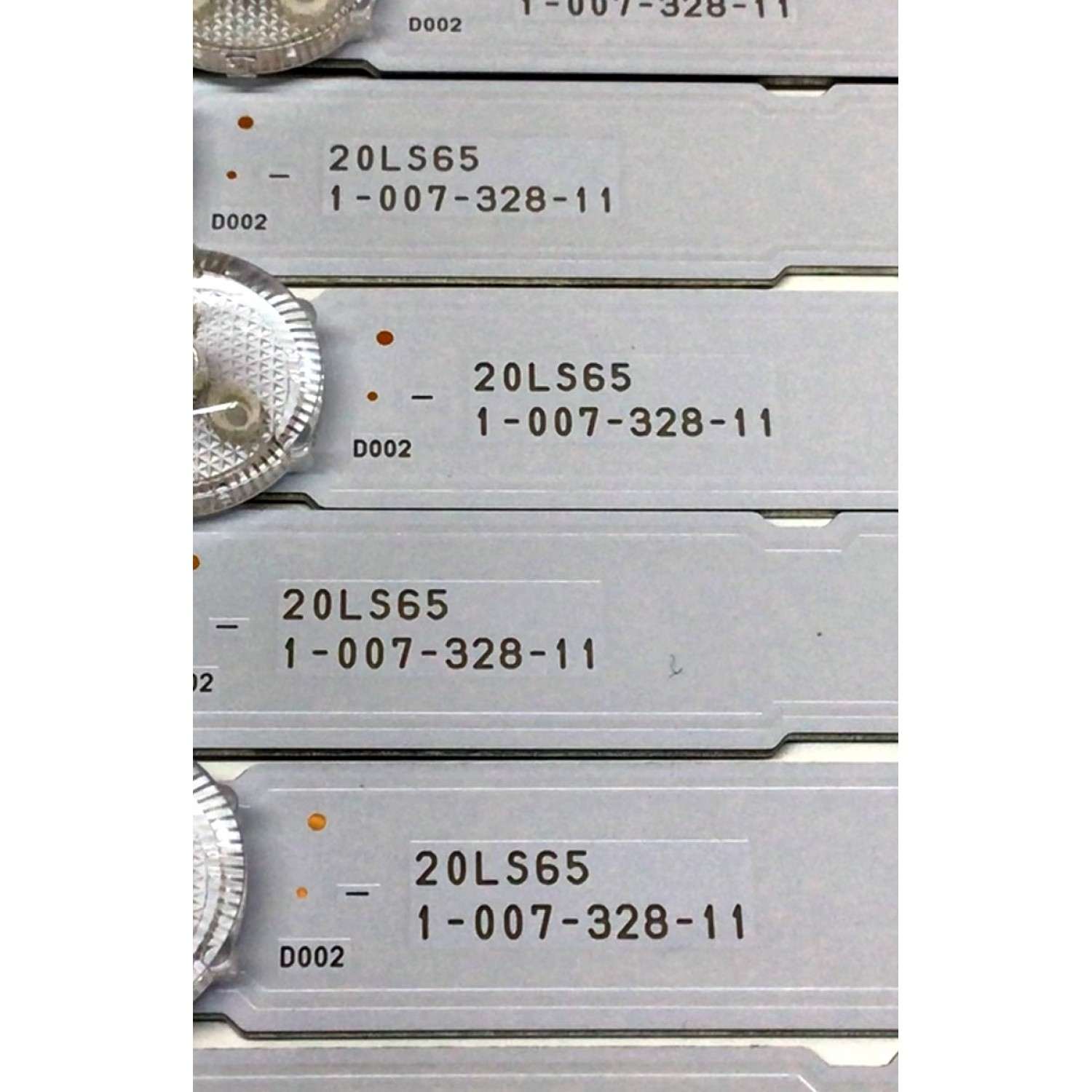 KIT DE LED'S PARA TV SONY (16 PIEZAS) / NUMERO DE PARTE 1-007-328-11 / 100732811 / 20LS65 / 6A24 VC0710CE L20 / 6A24VC0710CEL20 / PANEL YDAF065DND01 / MODELO XBR-65X900H / XBR65X900H - Imagen 5