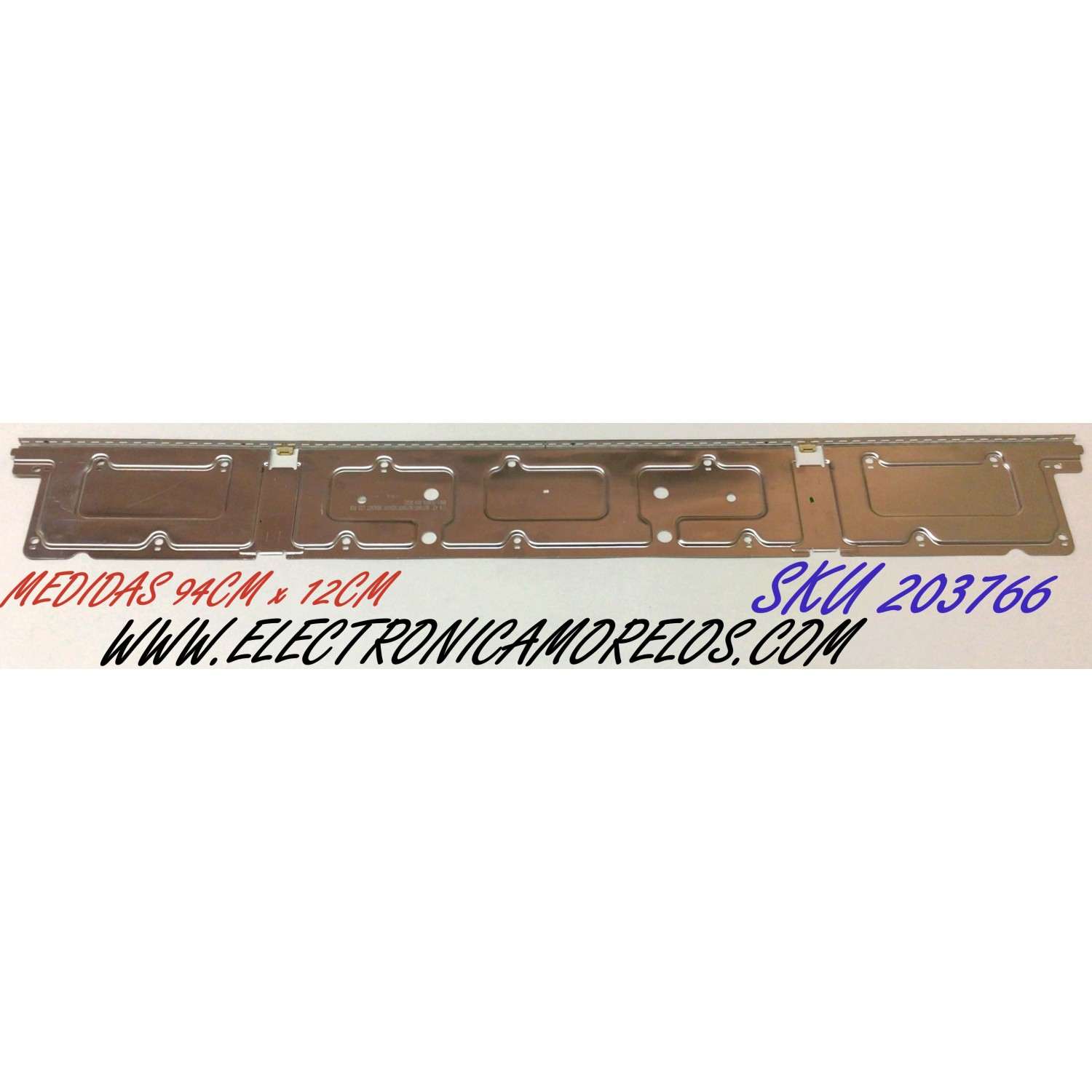 LED PARA TV SAMSUNG (1 PIEZA) / NUMERO DE PARTE BN96-50381A / LM41-00855A / BN61-15482A / L1_Q7060T_D3_DUM_S38(1)_R1.3_TC9_100_LM41-00855A / NU7100F/NU7000F/N5500F / PANEL CY-RT043HGAV2H / MODELO QN43Q60 / QN43Q60TAFXZA AB01 / ((MEDIDAS 94CM x 12CM))