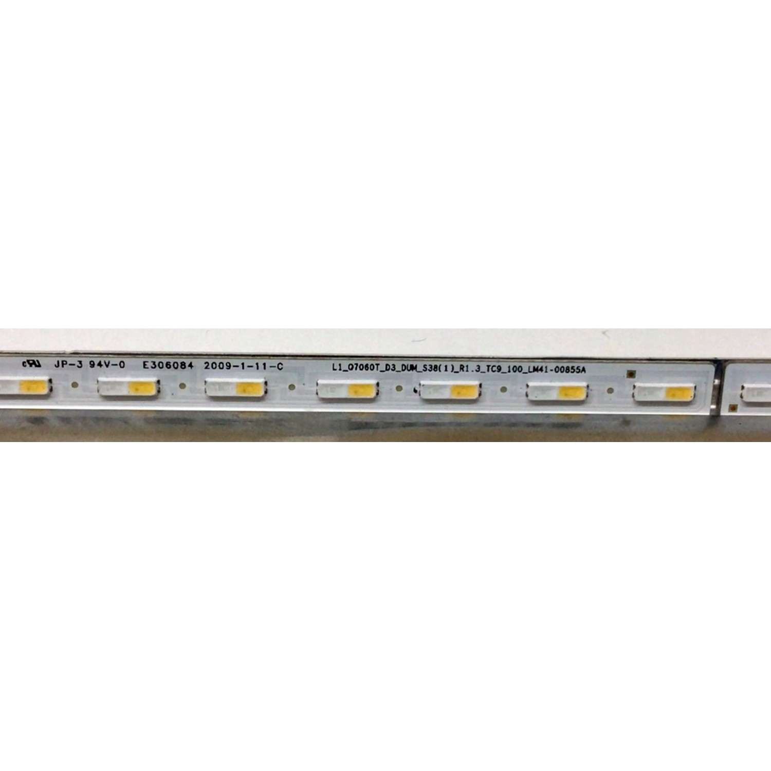 LED PARA TV SAMSUNG (1 PIEZA) / NUMERO DE PARTE BN96-50381A / LM41-00855A / BN61-15482A / L1_Q7060T_D3_DUM_S38(1)_R1.3_TC9_100_LM41-00855A / NU7100F/NU7000F/N5500F / PANEL CY-RT043HGAV2H / MODELO QN43Q60 / QN43Q60TAFXZA AB01 / ((MEDIDAS 94CM x 12CM)) - Imagen 2