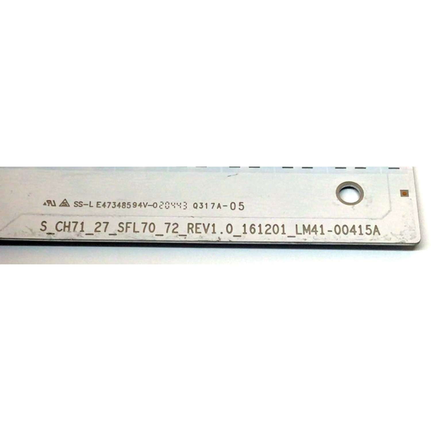 LED PARA MONITOR CURVO / NUMERO DE PARTE 49539A / BN96-49539A / LM41-00415A / S_CH71_27_SFL70_72_REV1.0_161201_LM41-00415A / E473485 / Q317A-05 / PANEL CY-PR270DGHV1H / MODELO LC27RG50 / LC27RG50FQNXZA CA03 - Imagen 3
